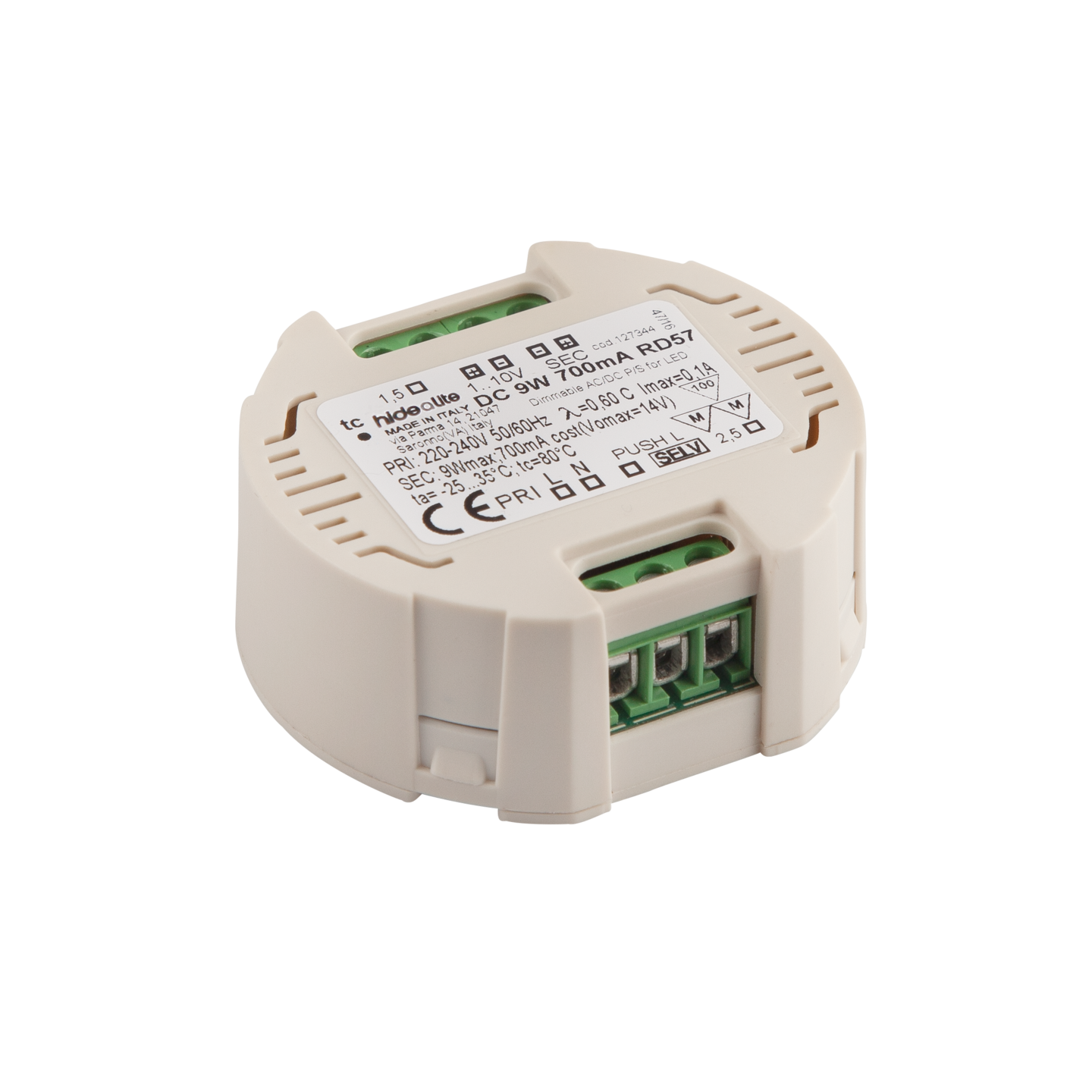 Elektroninen liitäntälaite Hide-a-lite Jolly Round 700mA