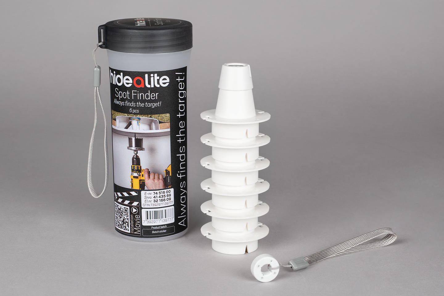 Mekaaninen Lisätarvike Hide-a-lite Spot Guard Finder Kit