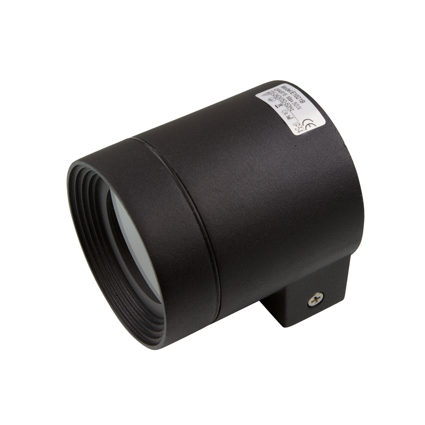 Ulkoseinävalaisin Hide-a-lite Round Single 3 GU10 musta