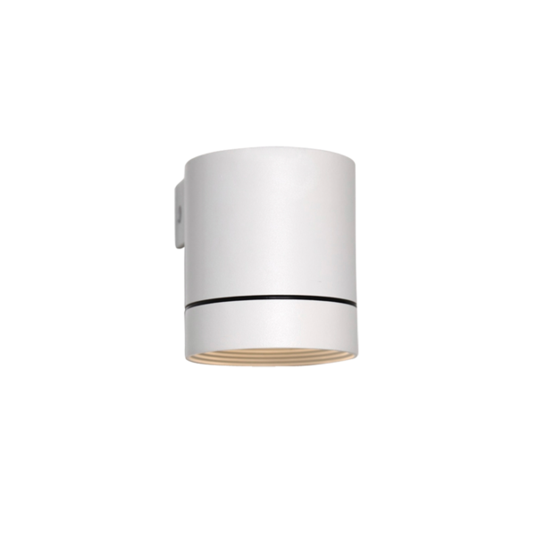 Ulkoseinävalaisin Hide-a-lite Round Single 3 GU10 harmaa