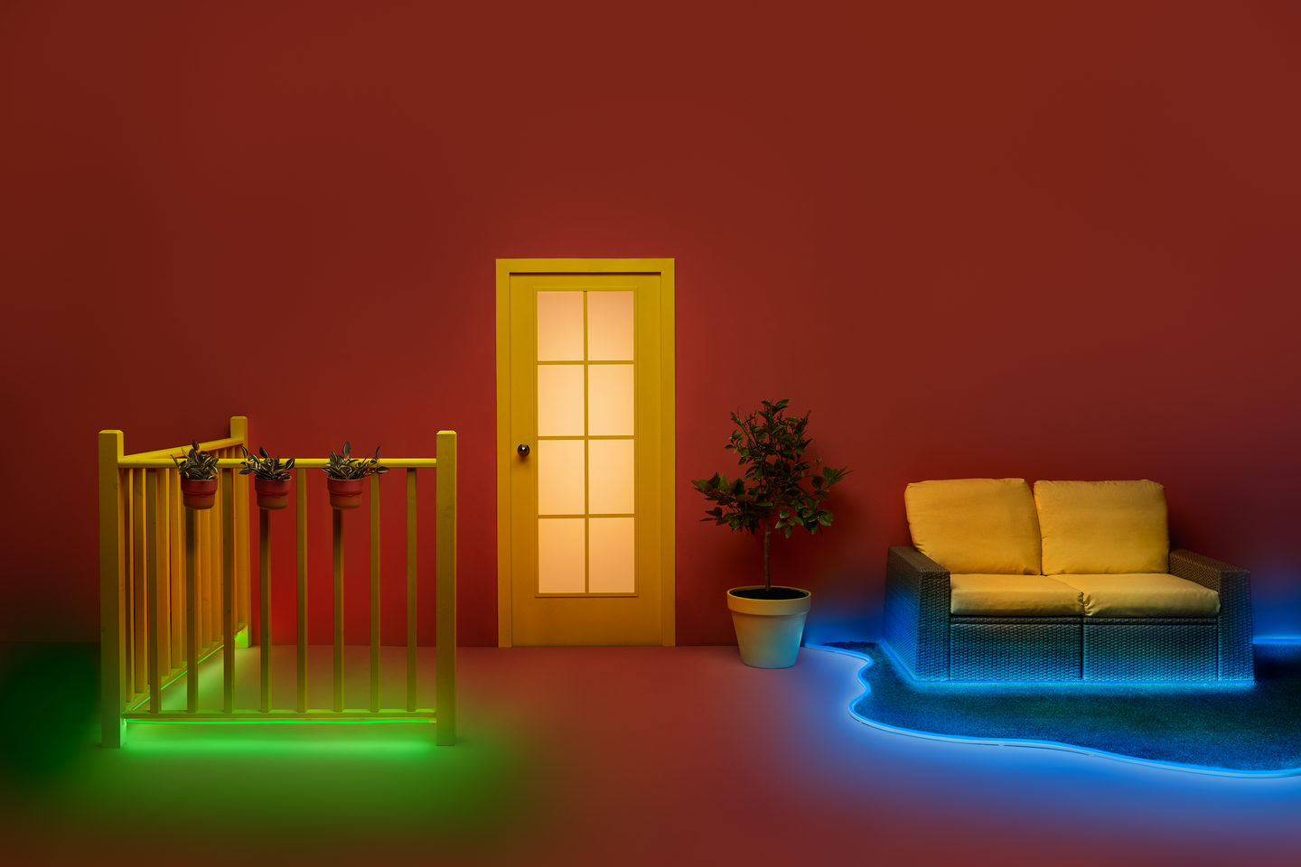 Ulkovalonauha WiZ 5m 630lm 24W 2700-5000K RGB