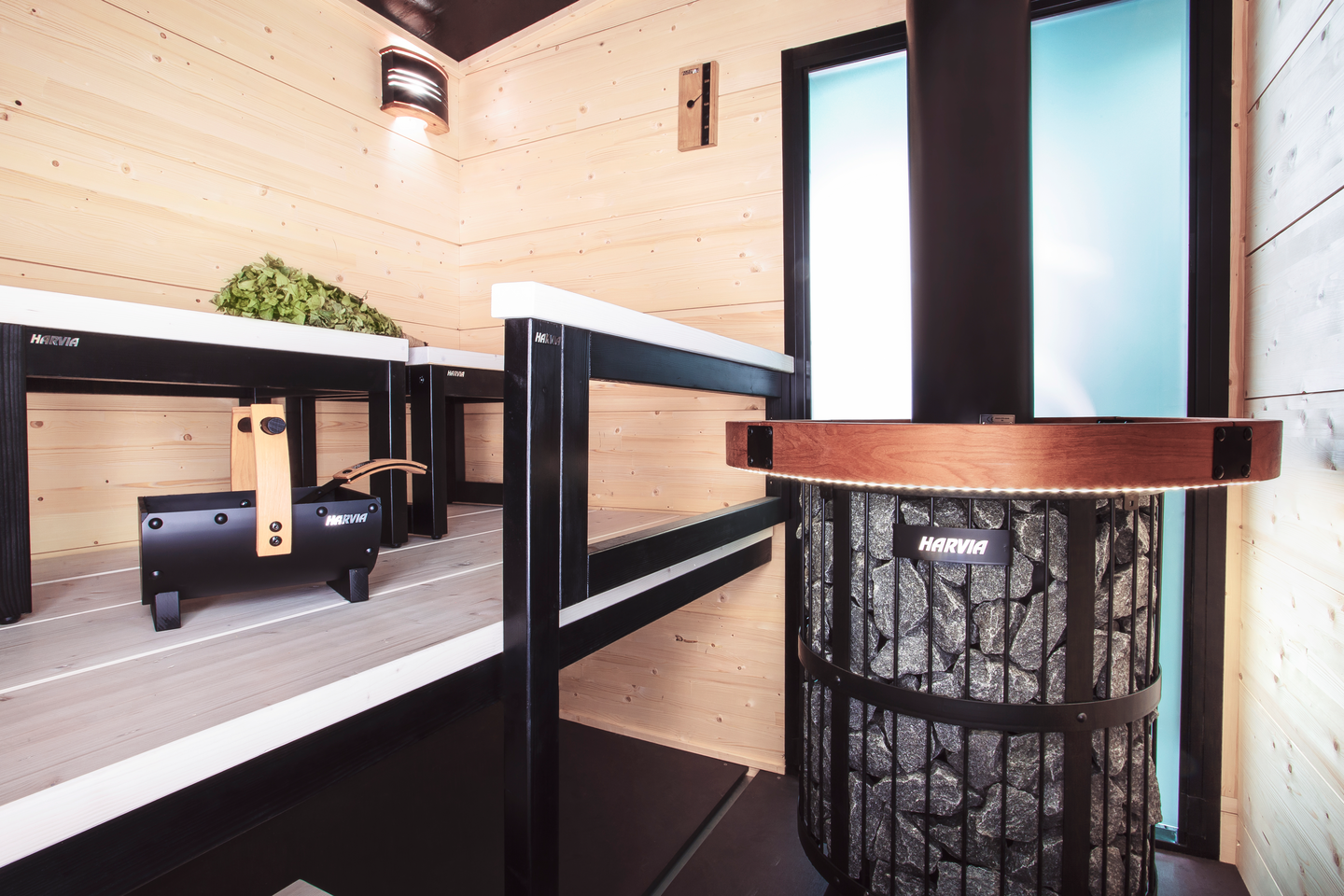 Puukiuas Harvia Legend 240 Duo musta