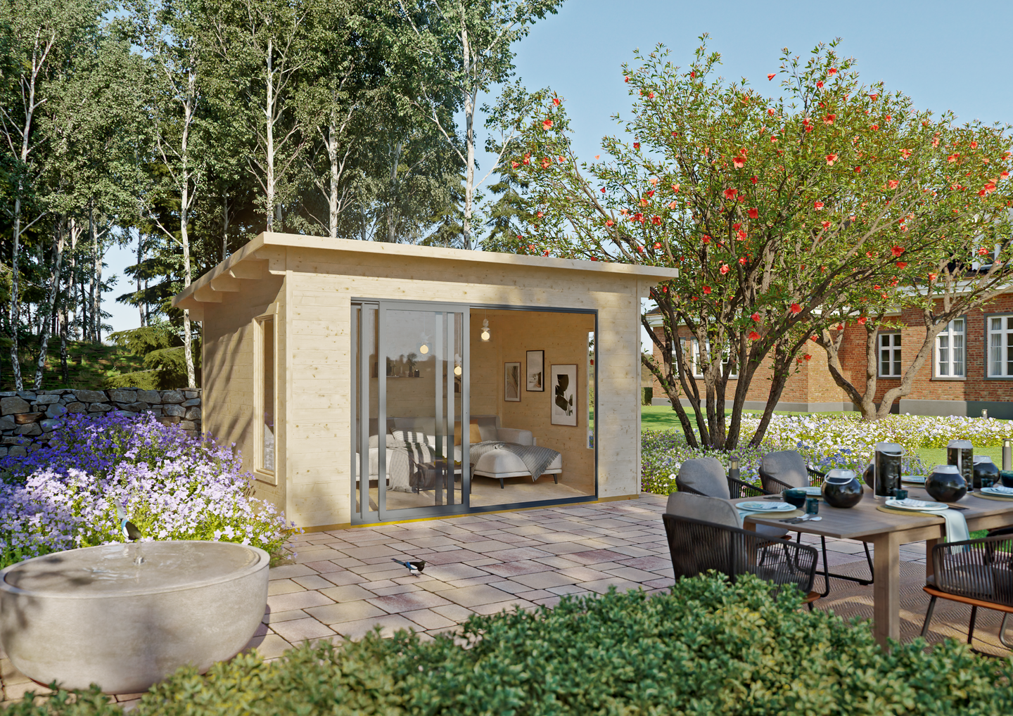 Pihatalo Cello Sundsberg 12,6m² liukuovella