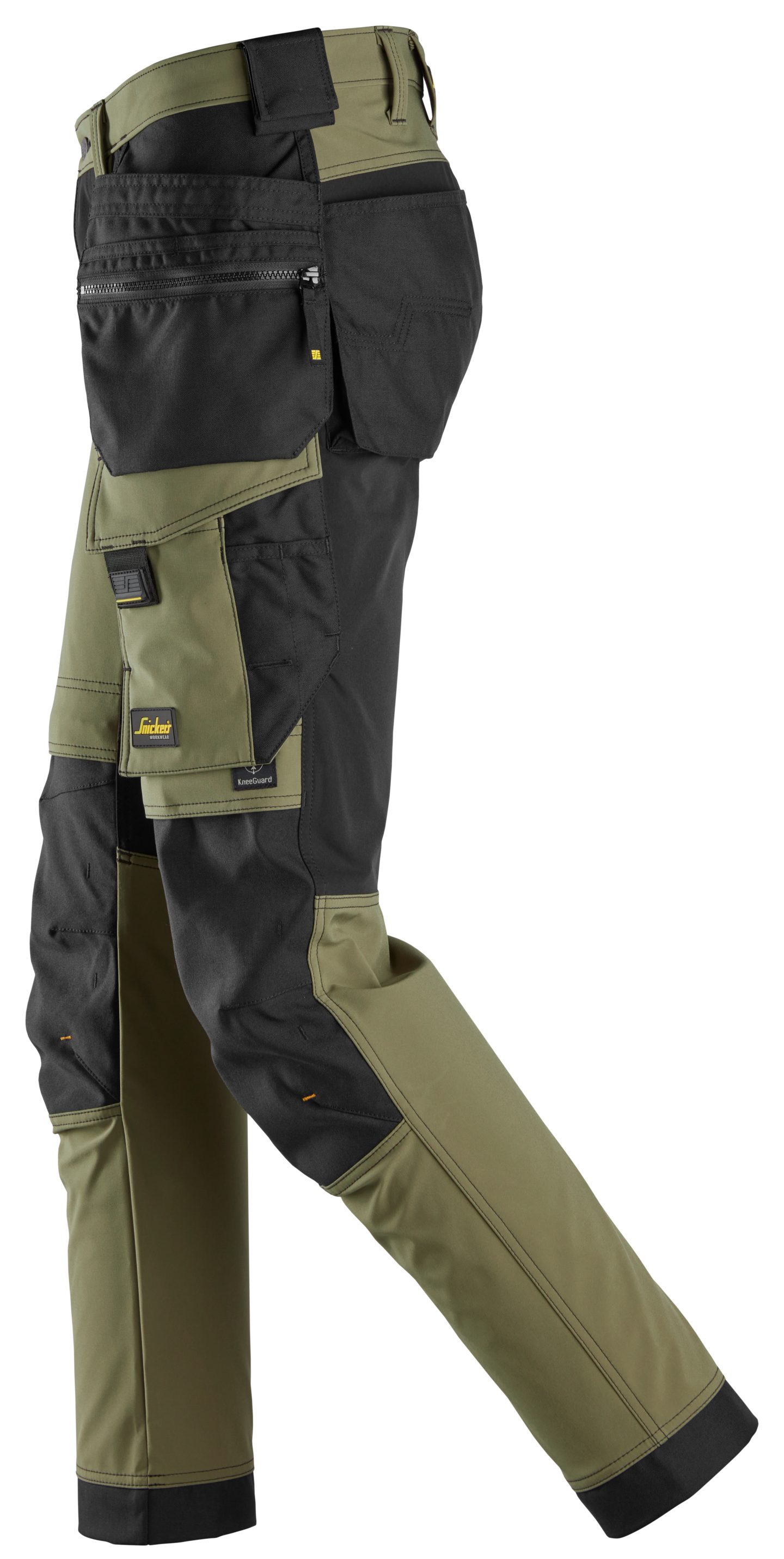 Työhousut riipputaskuilla Snickers 6275-3104 vihreä koko