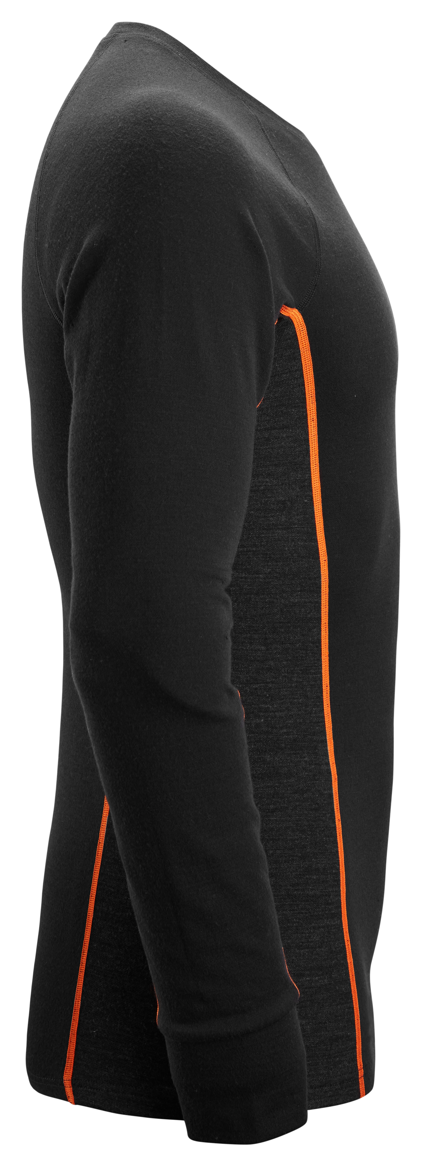 Merinoaluskerrastopaita Snickers 9480-0498 musta