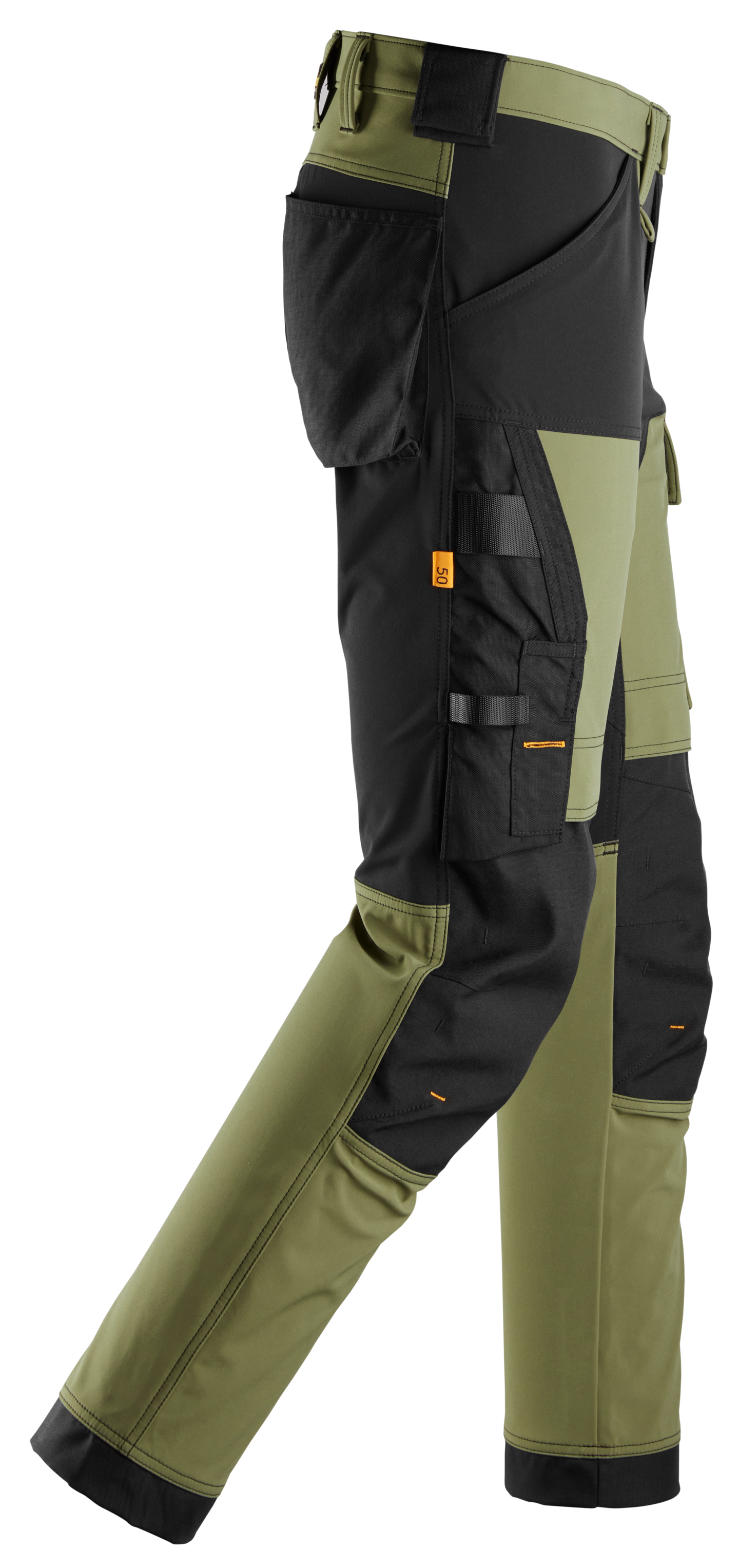 Työhousut riipputaskuilla Snickers 6375-3104 vihreä