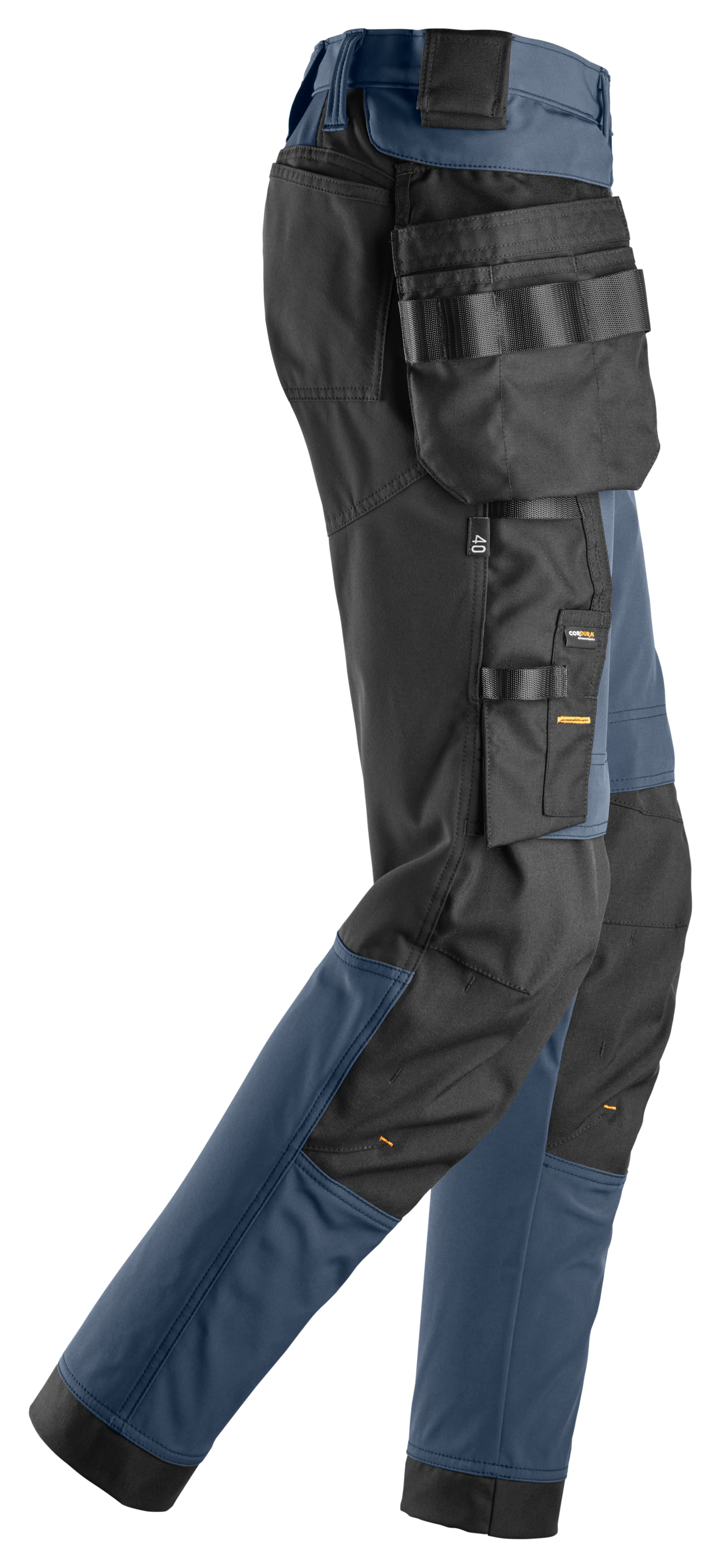 Työhousut riipputaskuilla Snickers 6775-9504 tummansininen naisten