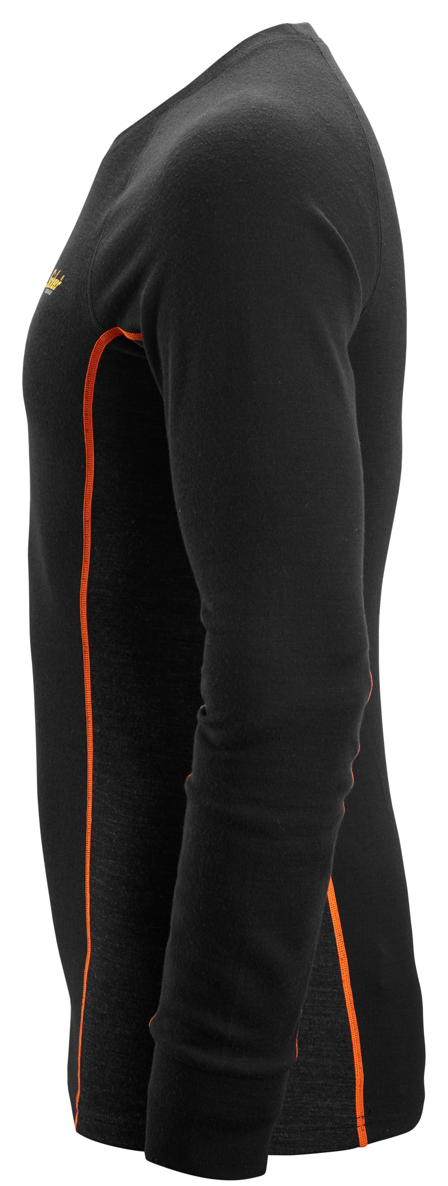 Merinoaluskerrastopaita Snickers 9480-0498 musta