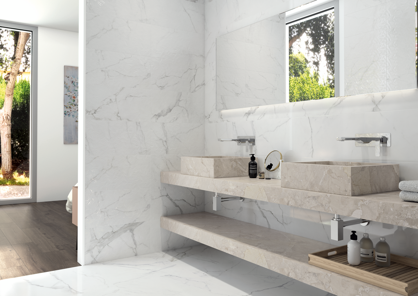 KAKEL CELLO ANIMA 30X60, GLANSIG WHITE 1,8M2