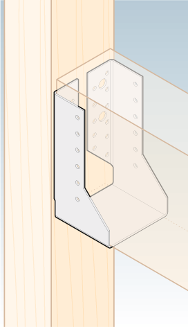 Palkkikenkä PROF 48x96x75x2mm Sisä