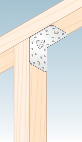 Kulmalevy PROF Vahvistettu 70x70x55x2mm