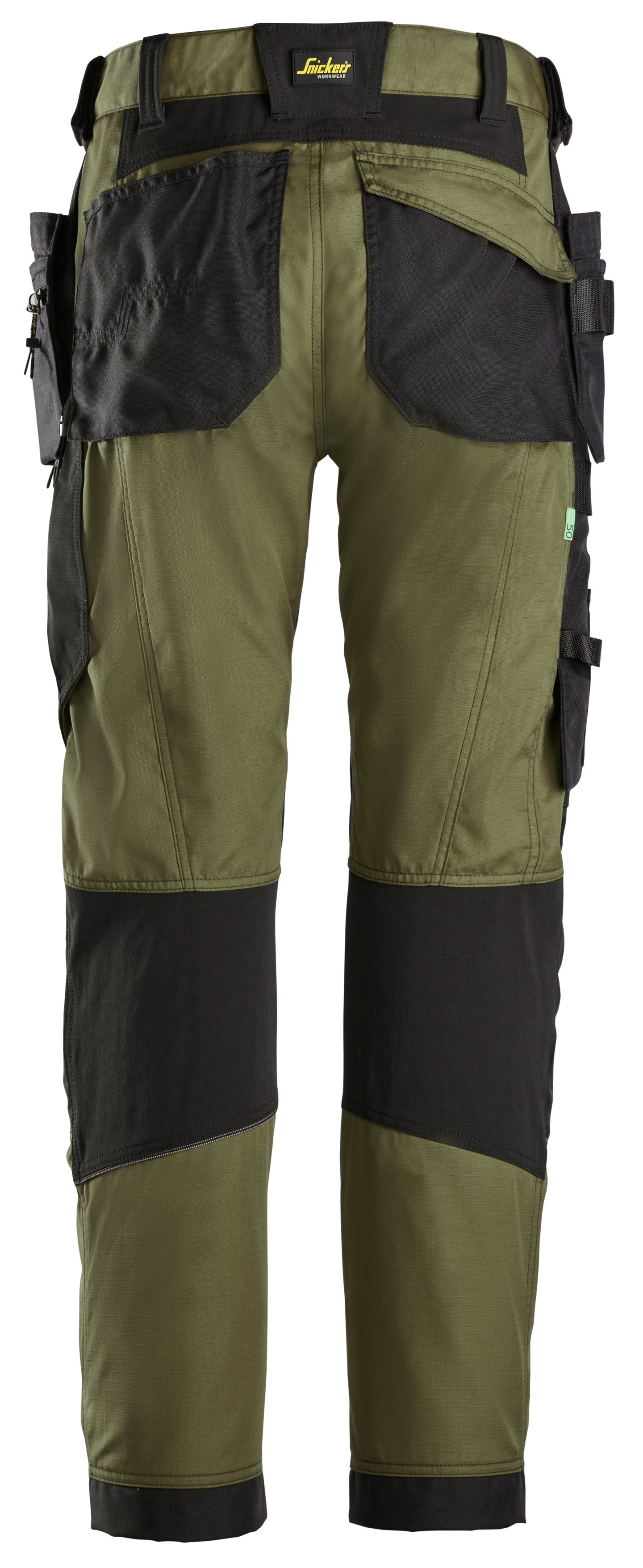 Housut Snickers 6902-3104 vihreä-musta