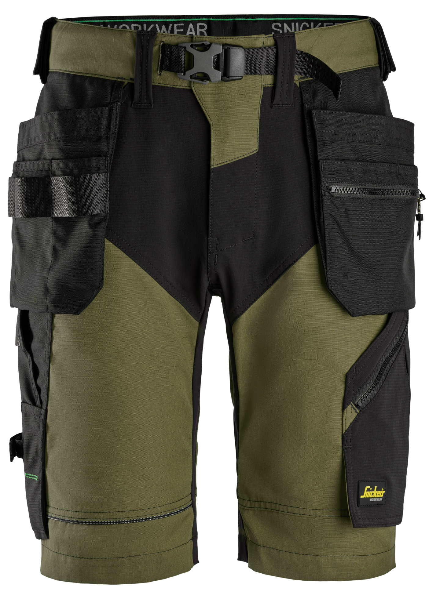 Shortsit Snickers 6904-3104 vihreä-musta