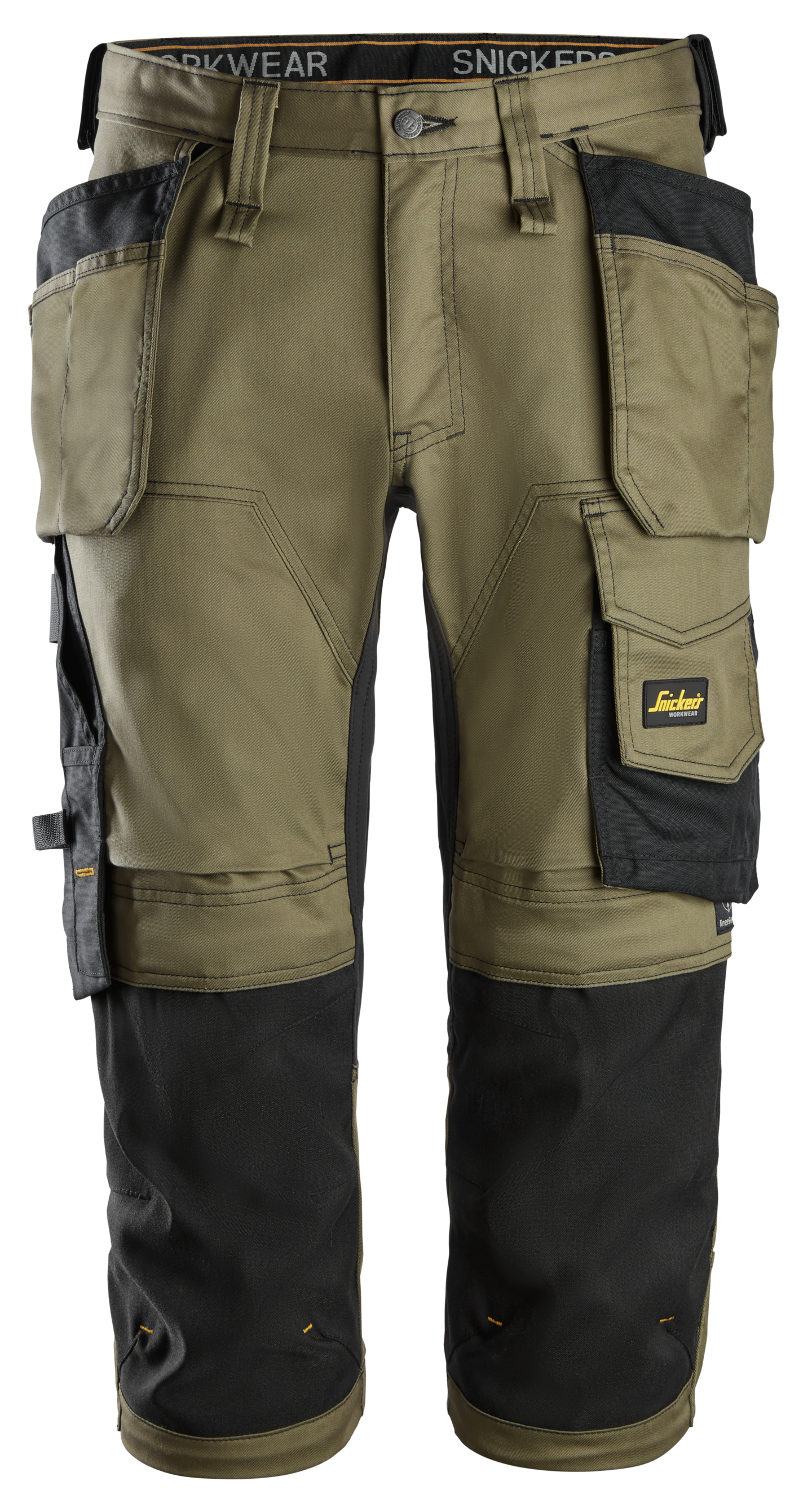 Housut Snickers 6142-3104 Piraatti vihreä-musta