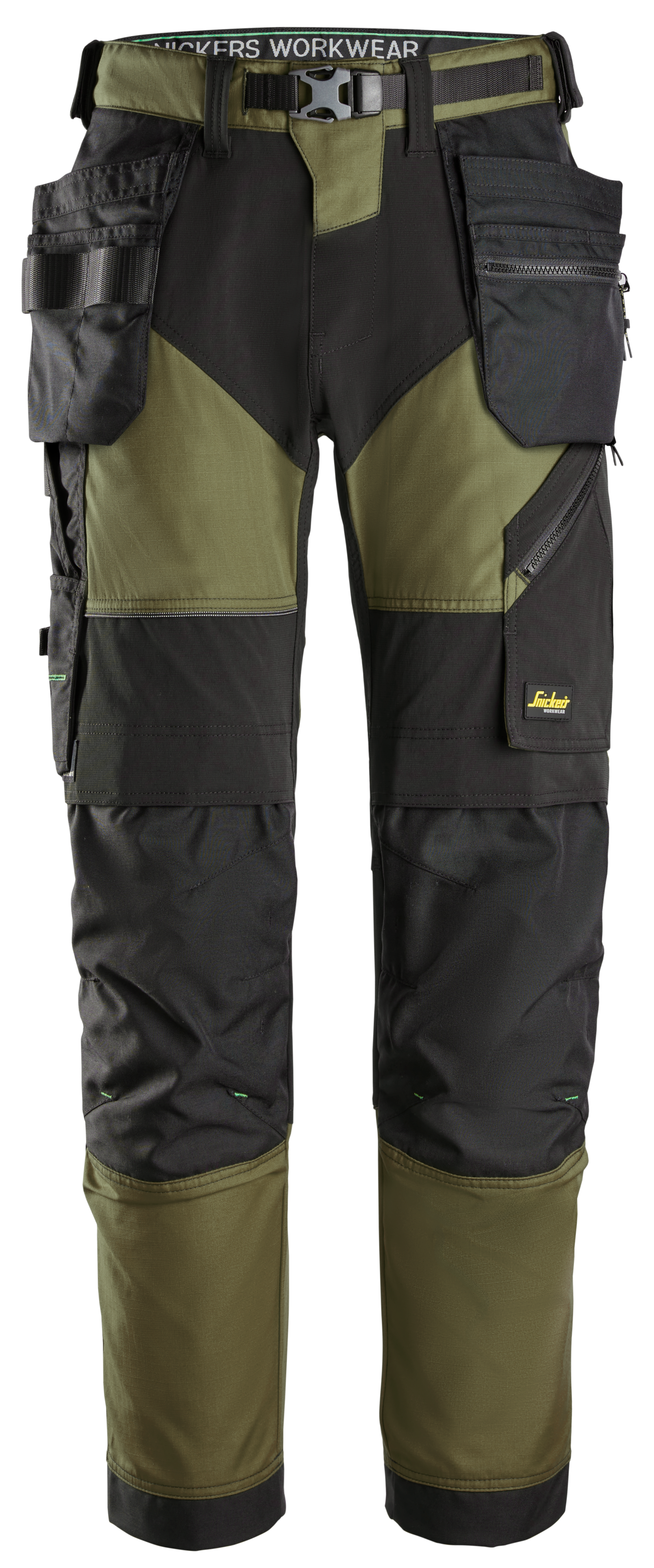 Housut Snickers 6902-3104 vihreä-musta