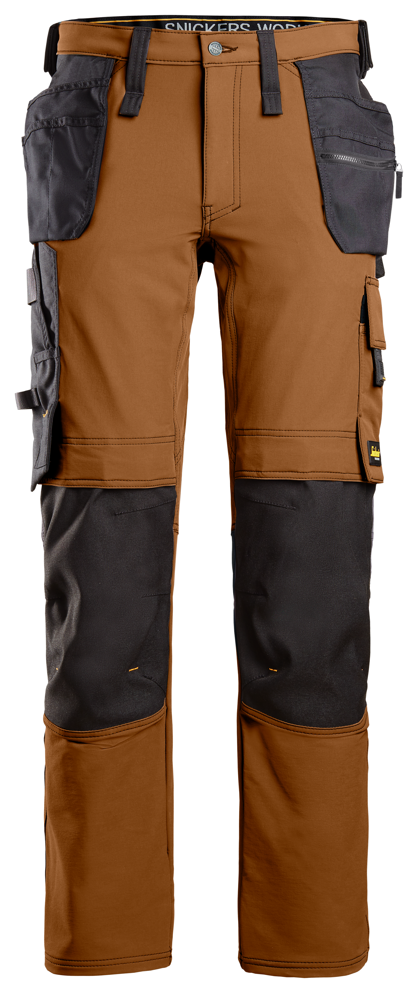 Housut Snickers 6271-1204 riipputaskut ruskea-musta