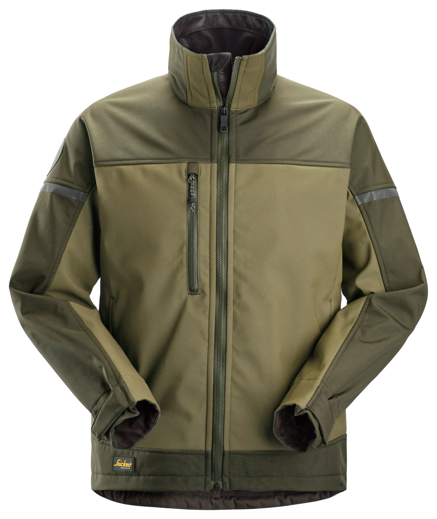 Takki Snickers 1216-3135 Softshell vihreä