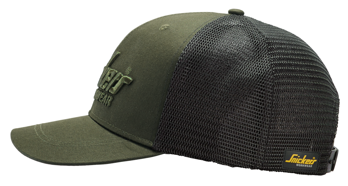 Trucker-lippis Snickers 9001-3104 vihreä onesize