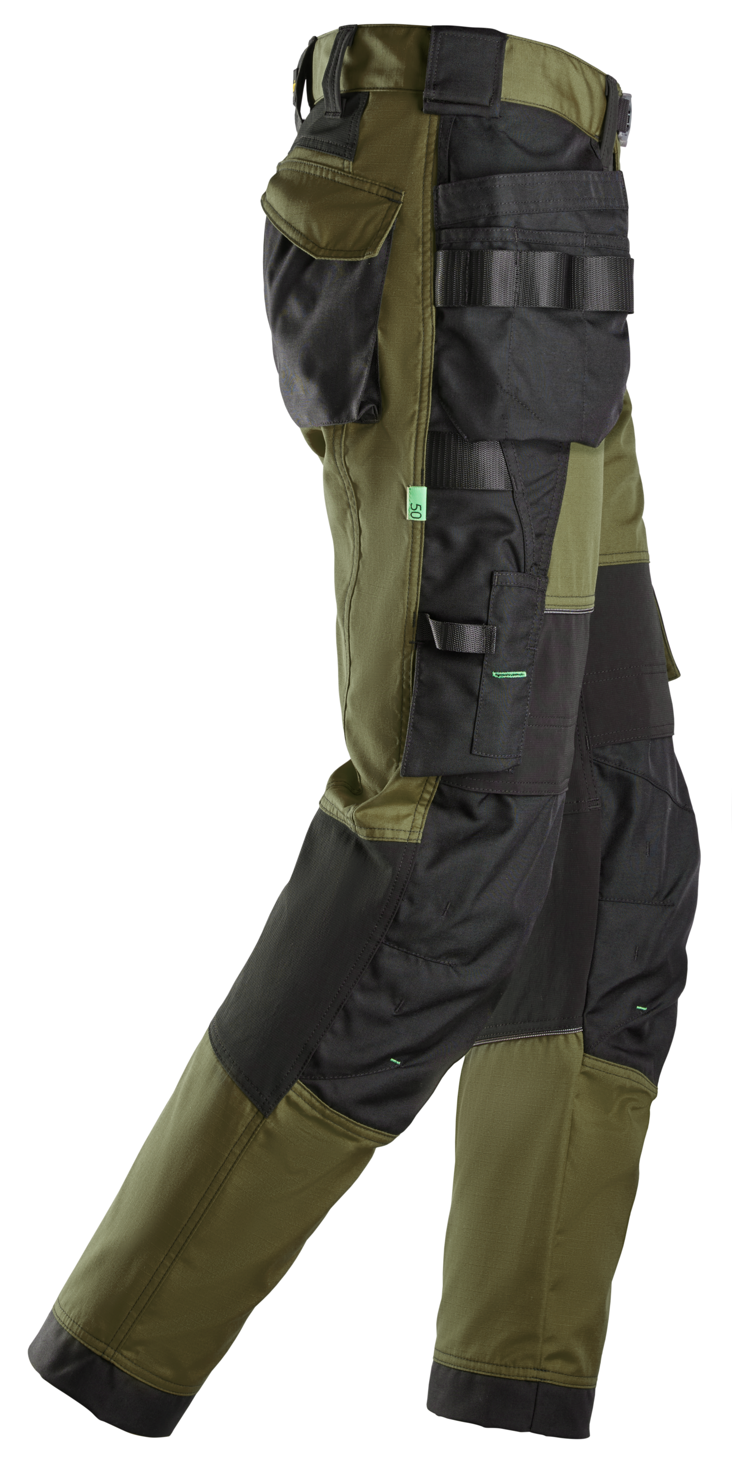 Housut Snickers 6902-3104 vihreä-musta