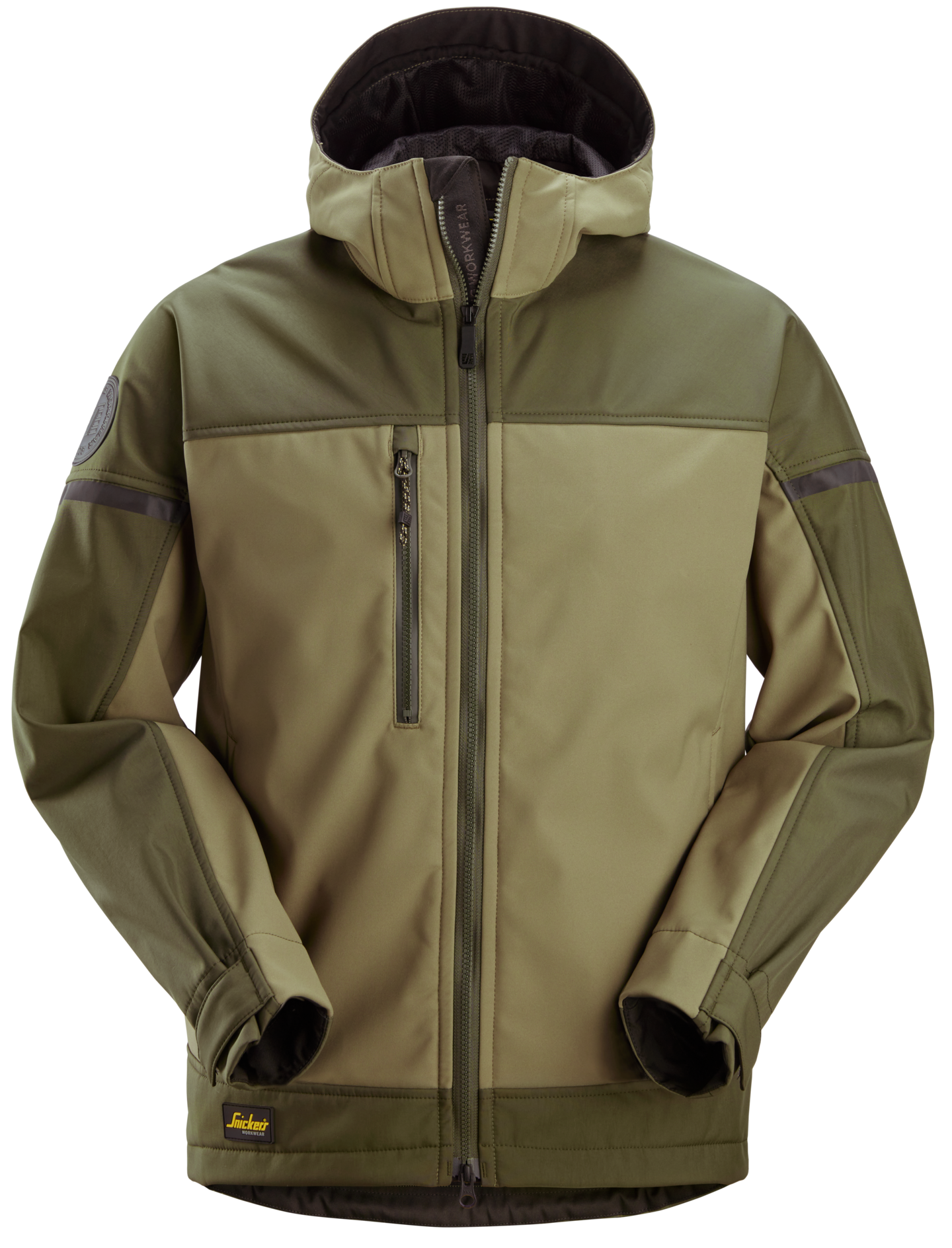 Takki Snickers 1226-3135 Softshell vihreä