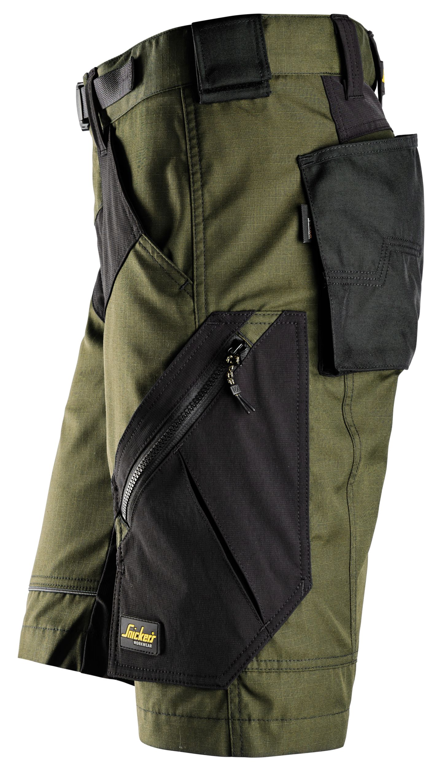 Työshortsit Snickers 6914-3104 FlexiWork vihreä