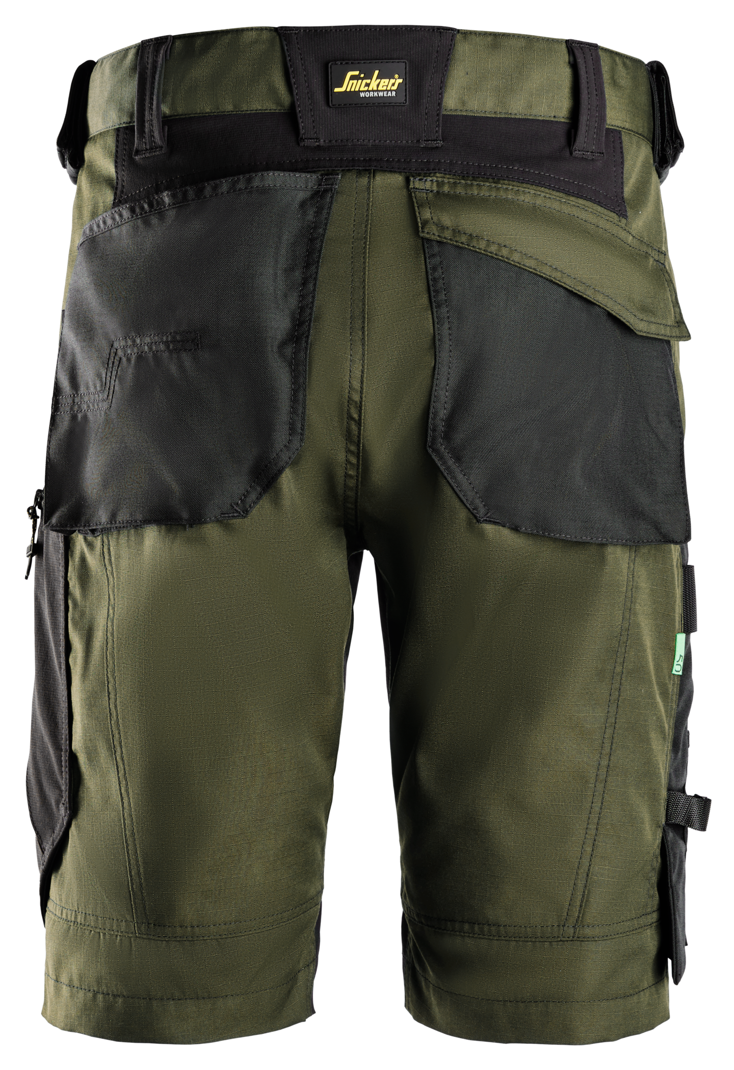 Työshortsit Snickers 6914-3104 FlexiWork vihreä