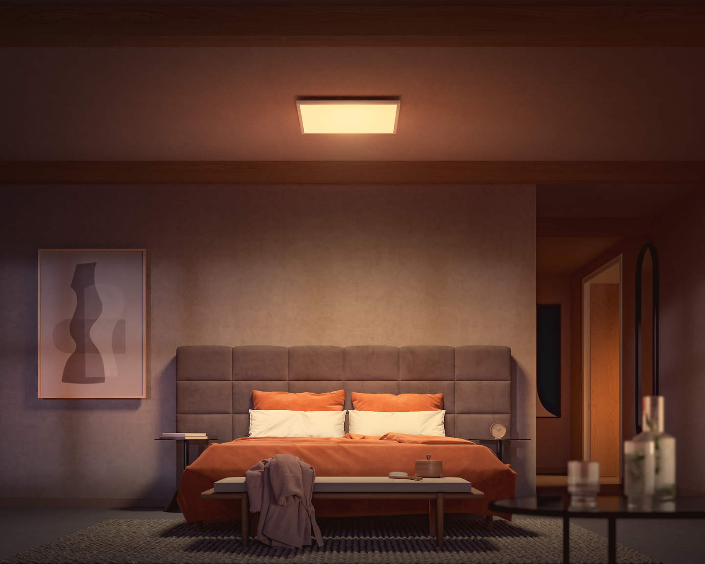 Paneelivalaisin Philips Hue Surimu 60W 2000-6500K 4150lm neliö valkoinen L