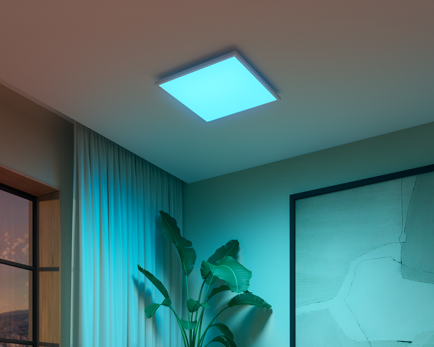 Paneelivalaisin Philips Hue Surimu 60W 2000-6500K 4150lm neliö valkoinen L