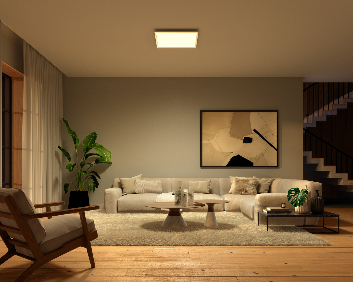 Paneelivalaisin Philips Hue Surimu 60W 2000-6500K 4150lm neliö valkoinen L