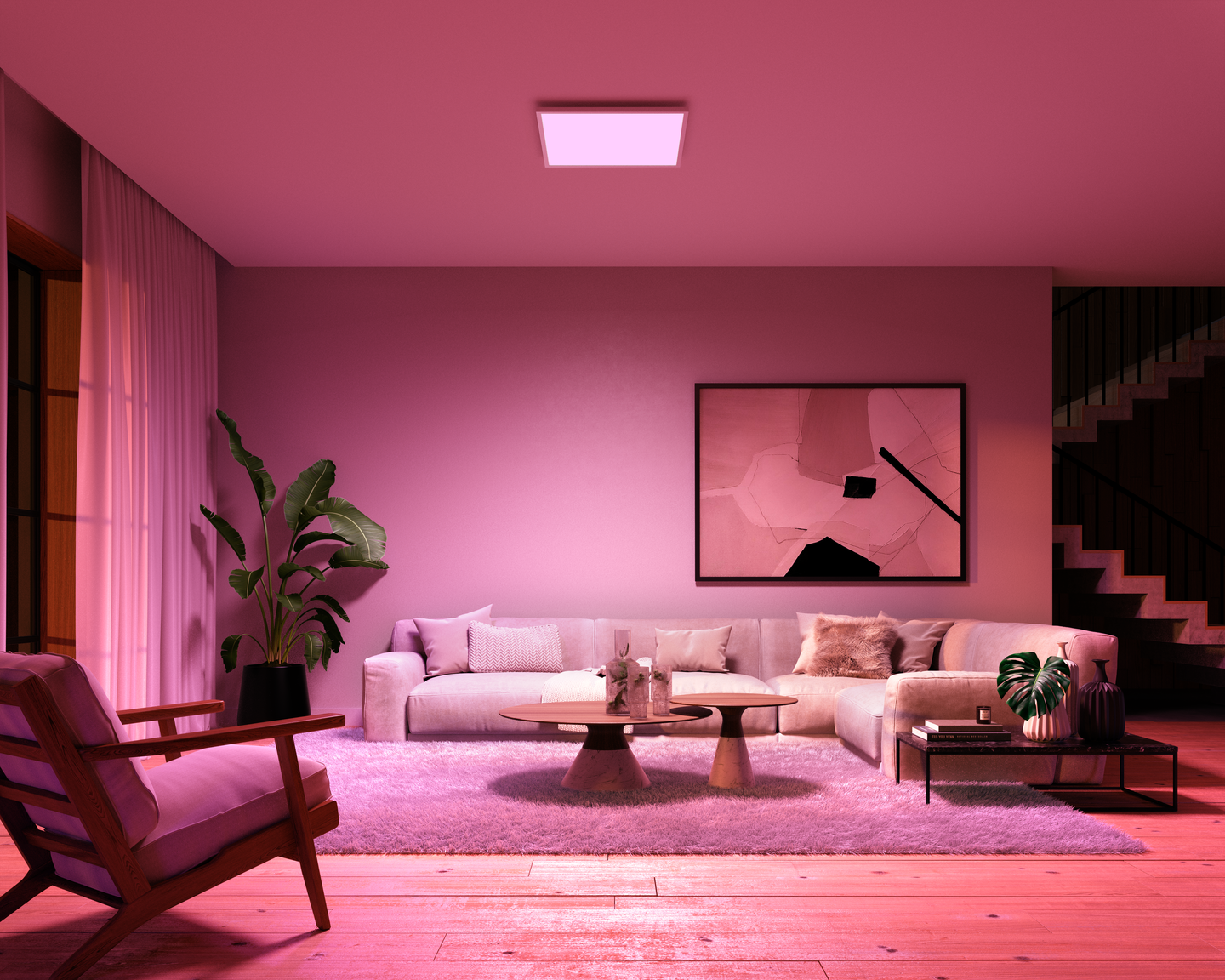Paneelivalaisin Philips Hue Surimu 60W 2000-6500K 4150lm neliö valkoinen L