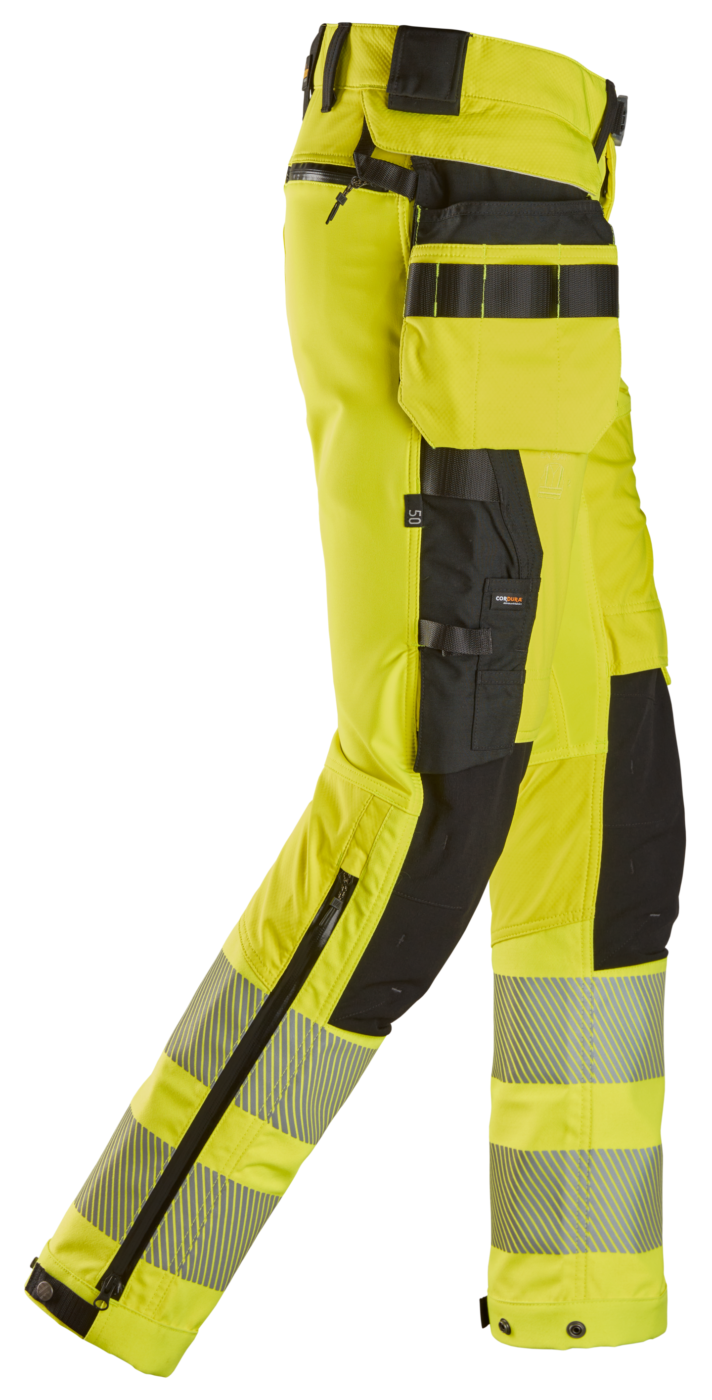 Huomiotyöhousut irrotettavilla riipputaskuilla lk2 Snickers 6930-6604