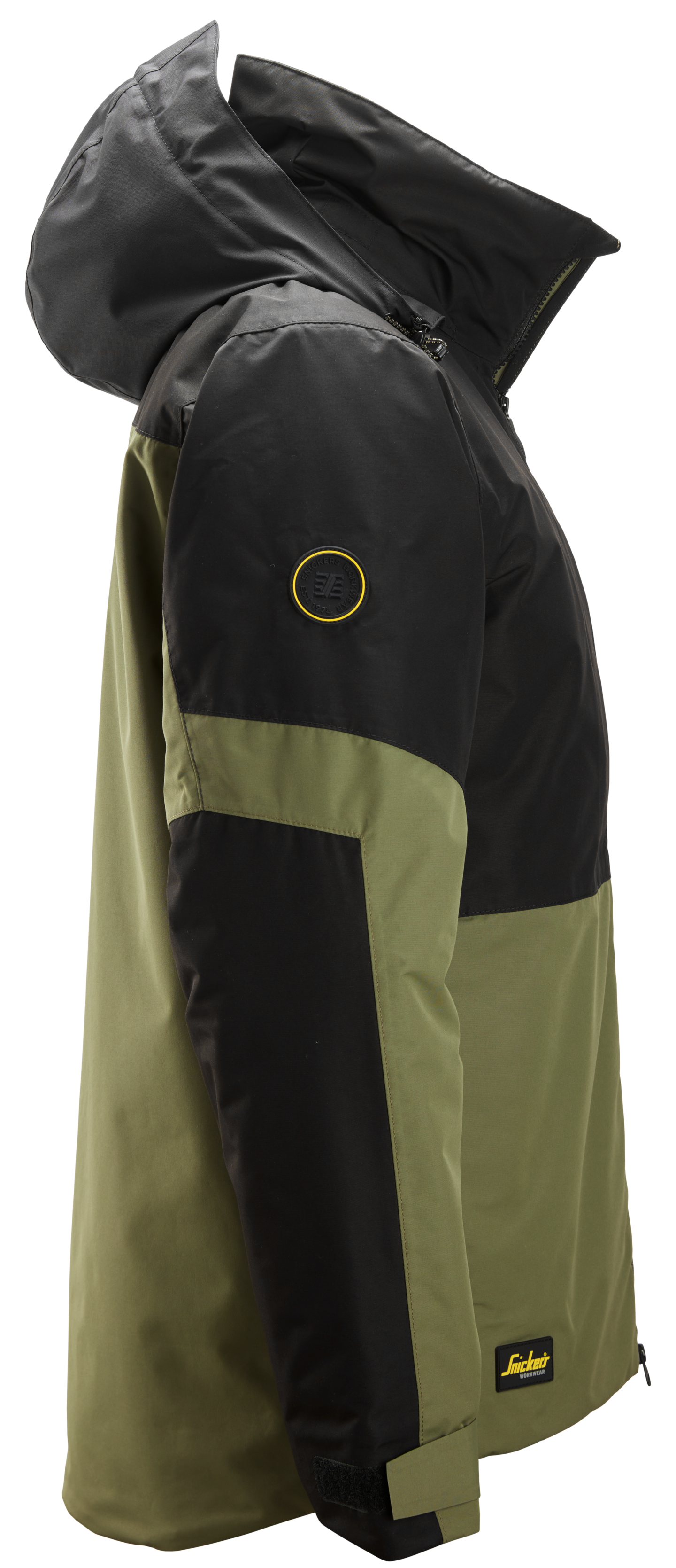 Toppatakki Snickers 1104-3104 AllroundWork vedenpitävä vihreä koko S