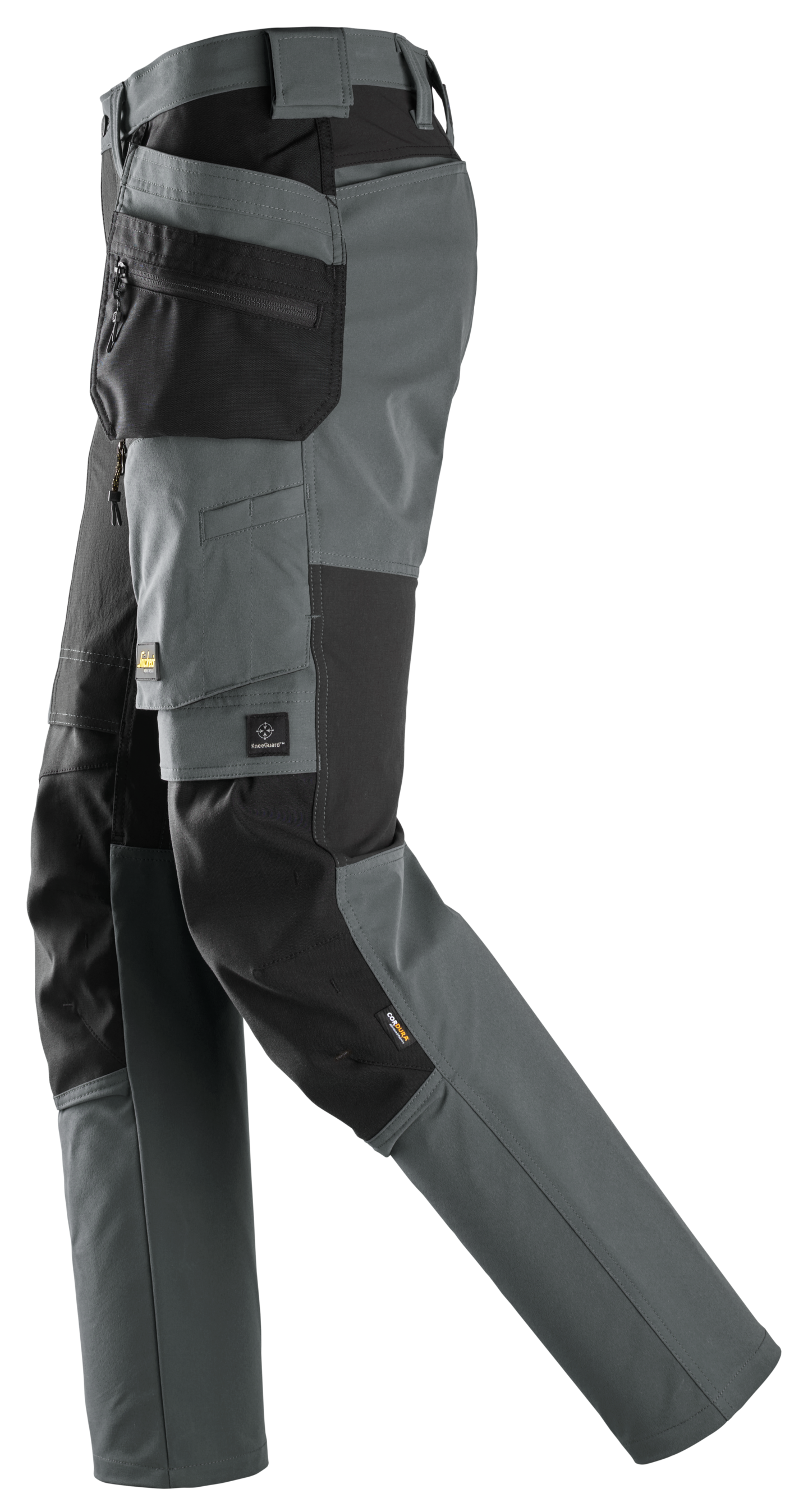 Housut stretch riipputaskuilla Snickers 6218-5804 harmaa koko 44