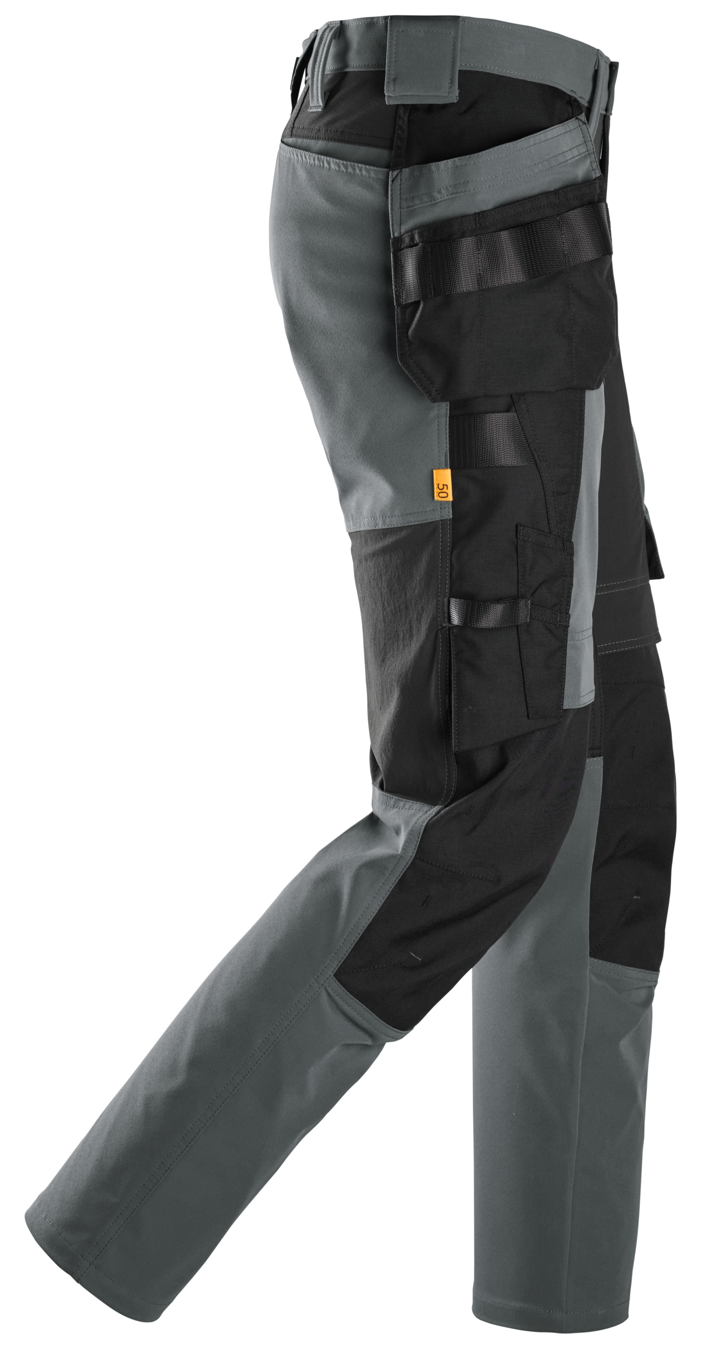 Housut stretch riipputaskuilla Snickers 6218-5804 harmaa koko 44