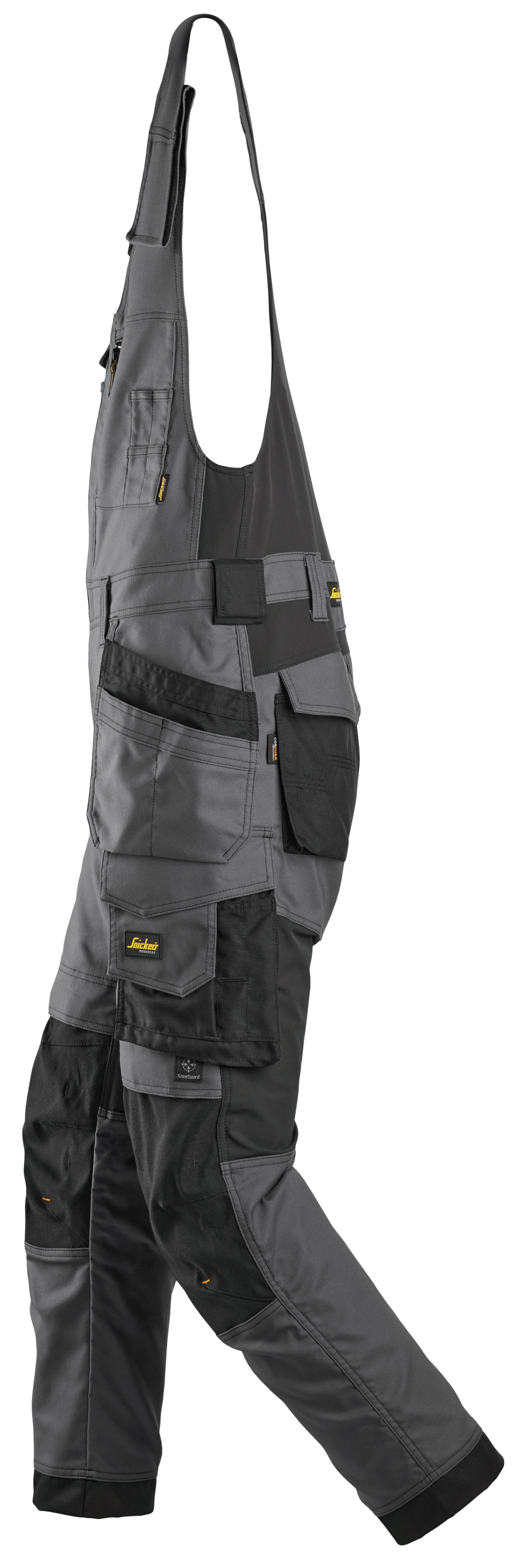 Avohaalari riipputaskuilla Snickers 6014-5804 canvas-stretch harmaa