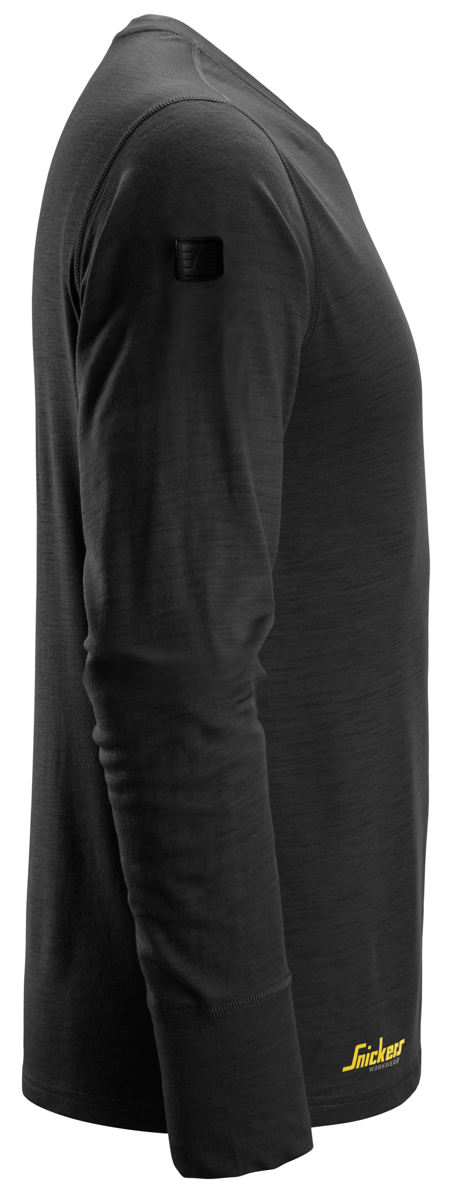 Pitkähihainen T-paita Snickers 2451-0400 villainen musta koko XS