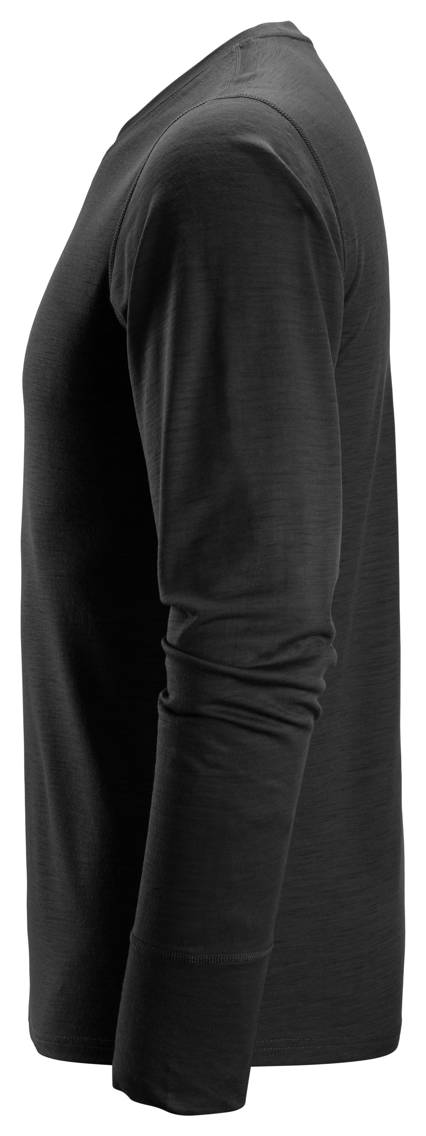 Pitkähihainen T-paita Snickers 2451-0400 villainen musta koko XS