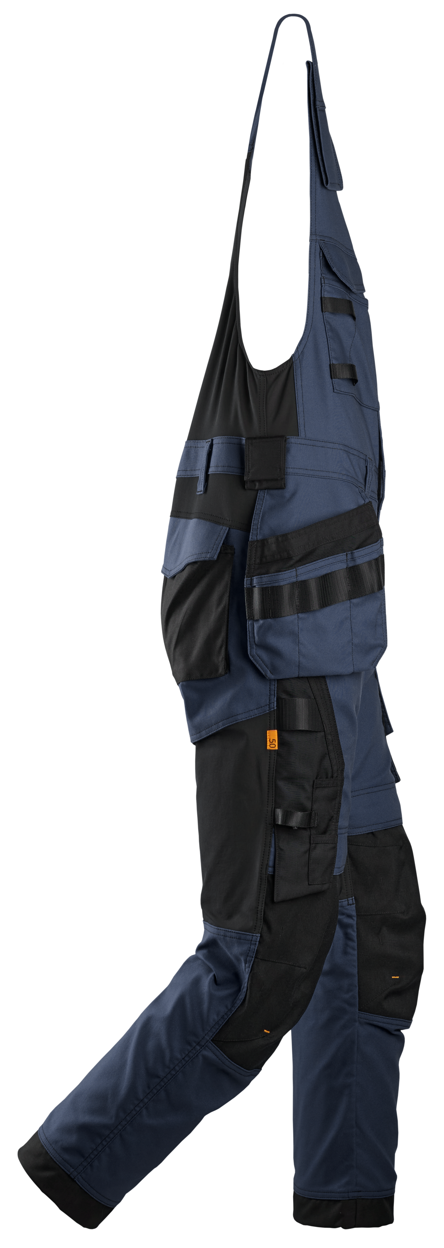 Avohaalari riipputaskuilla Snickers 6014-9504 stretch tummansininen