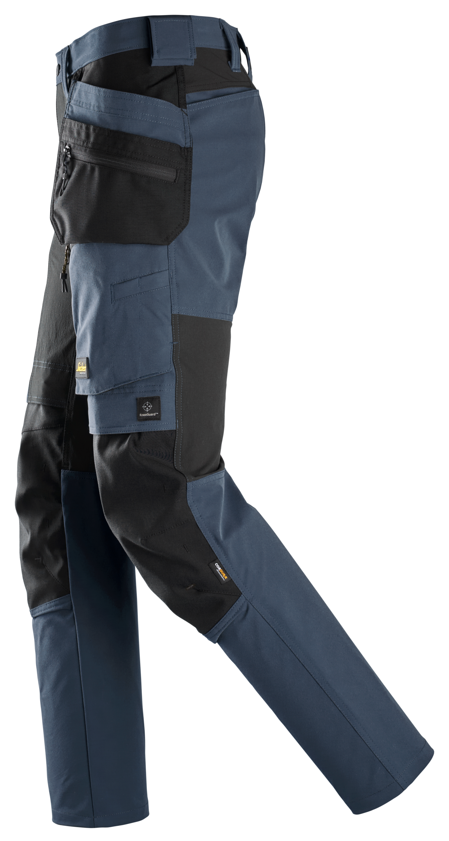 Housut stretch riipputaskuilla Snickers 6218-9504 tummansininen koko 120