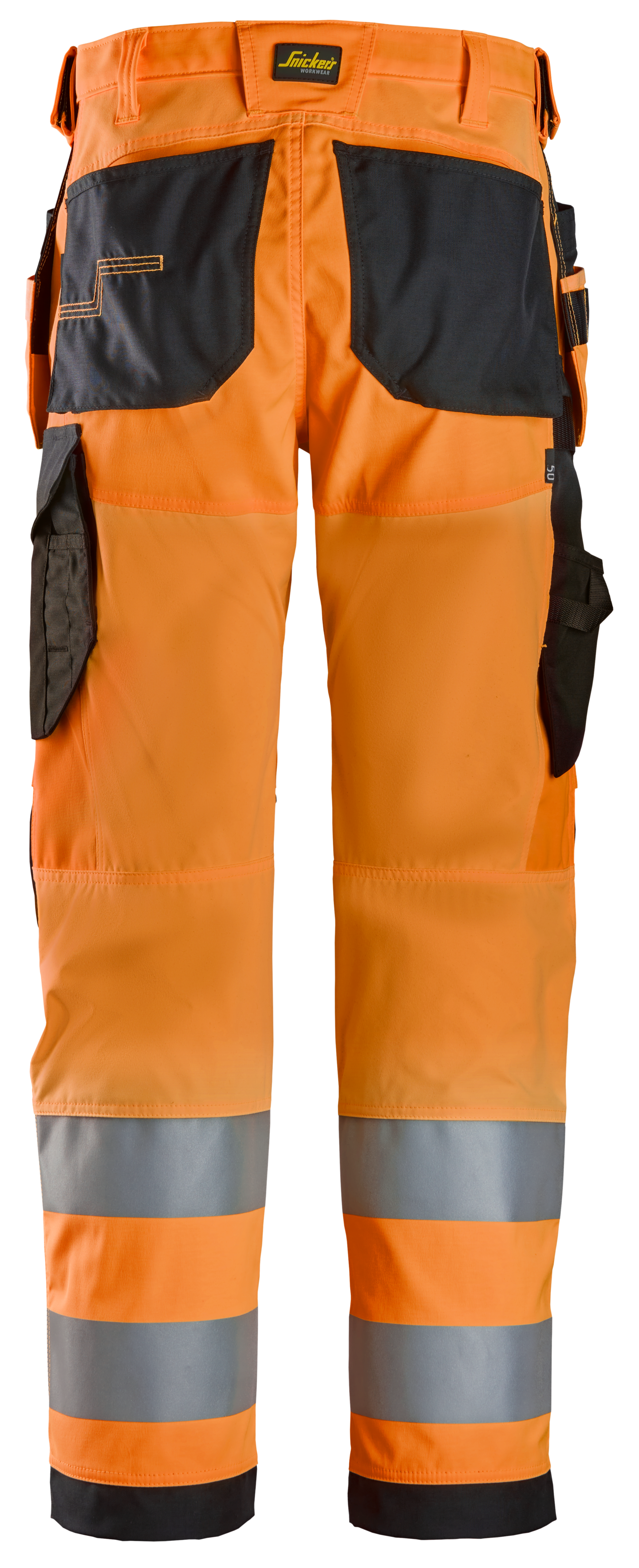 Huomiotyöhousut riipputaskuilla lk 2 Snickers 6238-5504 oranssi koko 44