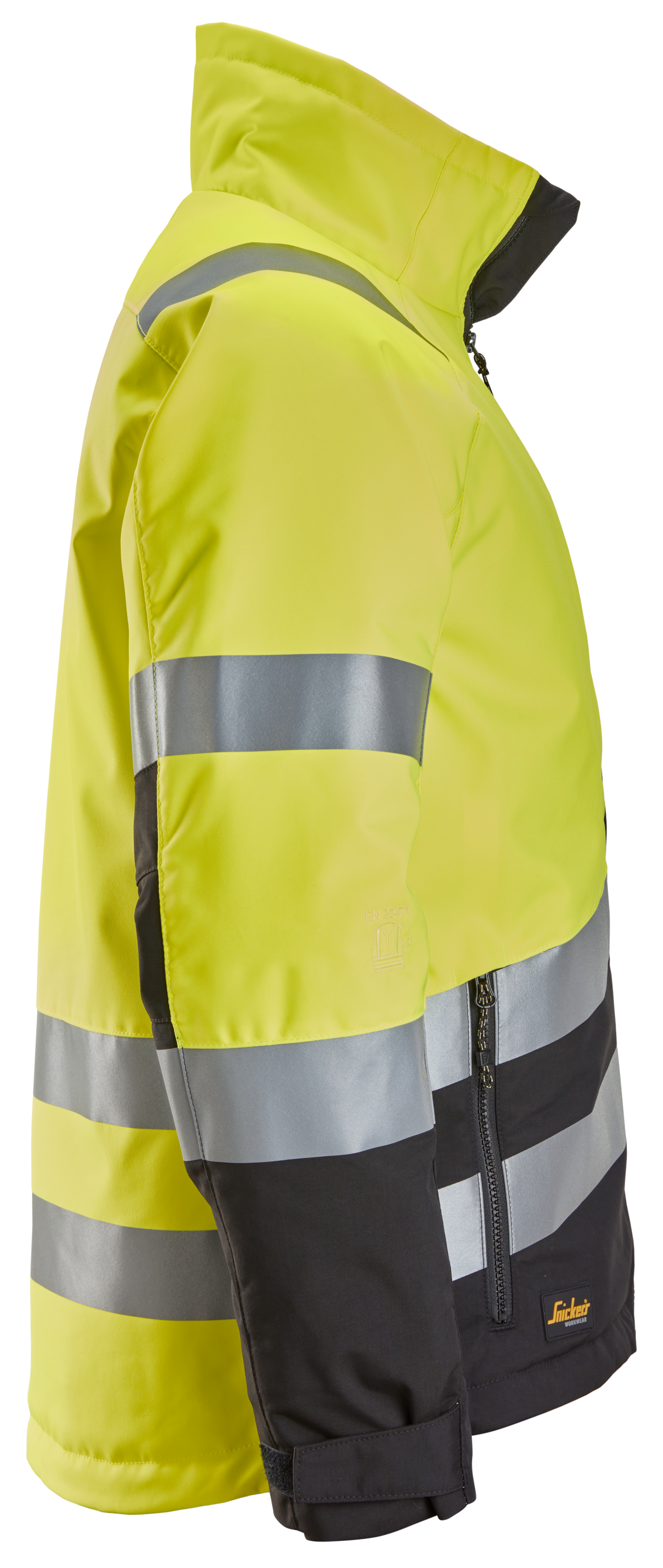 Huomiotalvitakki Snickers 1153-6604 lk 2/3 keltainen koko XXL