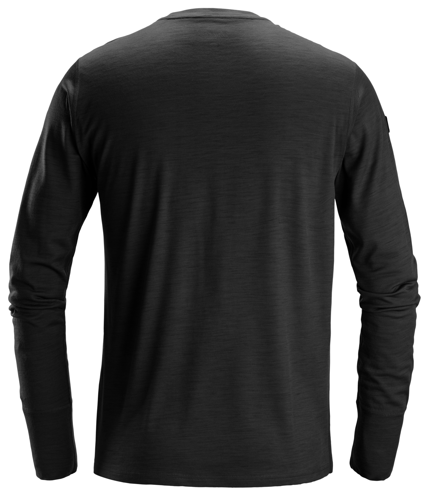 Pitkähihainen T-paita Snickers 2451-0400 villainen musta koko XS