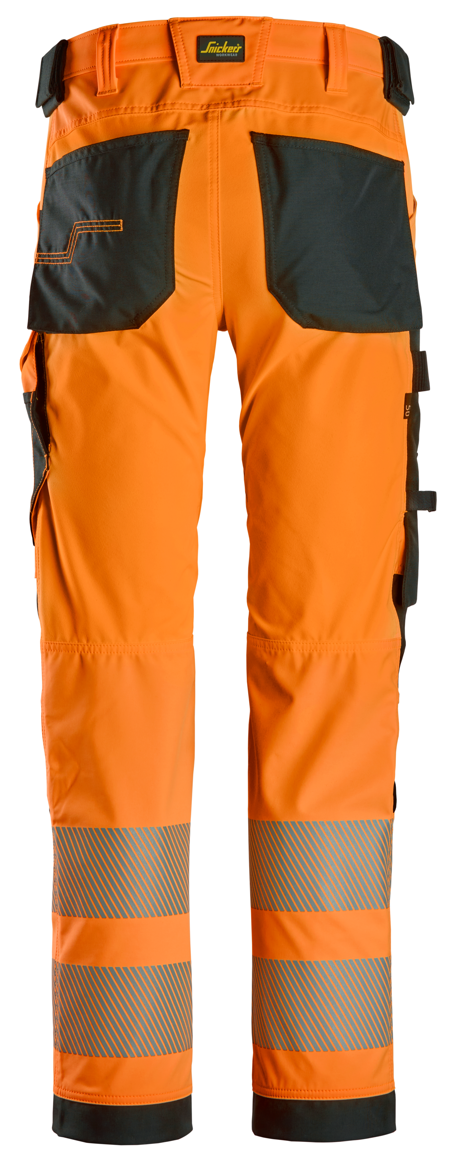 Huomiotyöhousut stretch lk 2 Snickers 6336-5504 oranssi