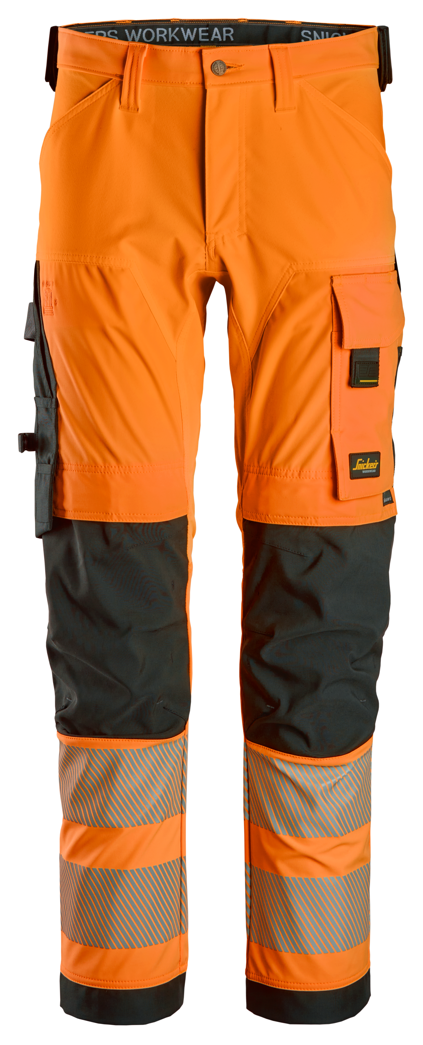 Huomiotyöhousut stretch lk 2 Snickers 6336-5504 oranssi