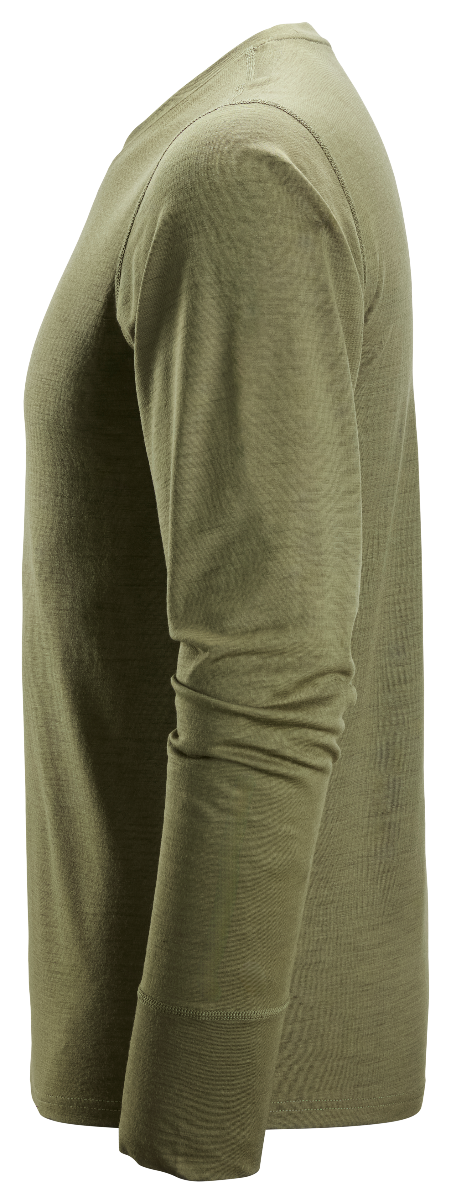 Pitkähihainen T-paita Snickers 2451-3100 villainen vihreä koko XS