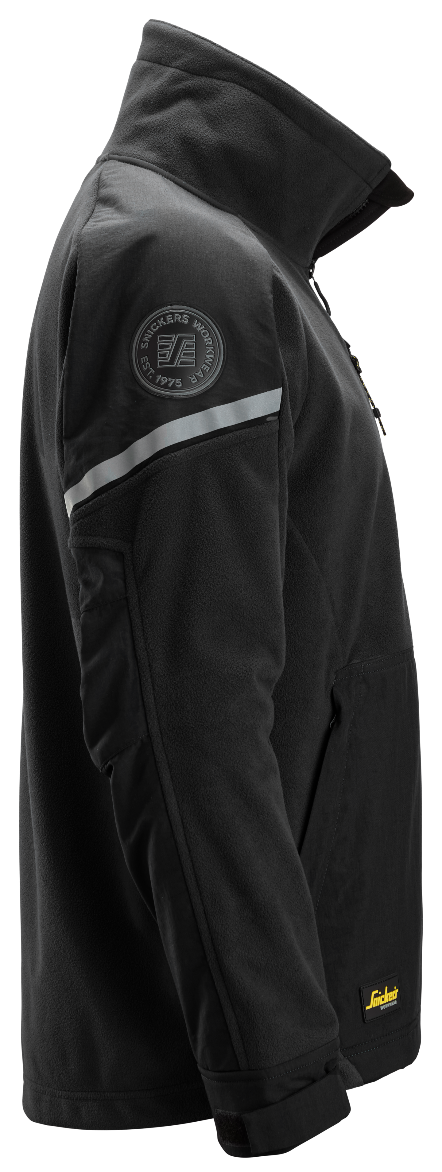Fleecetakki Snickers 8410-0404 tuulenpitävä musta koko XS
