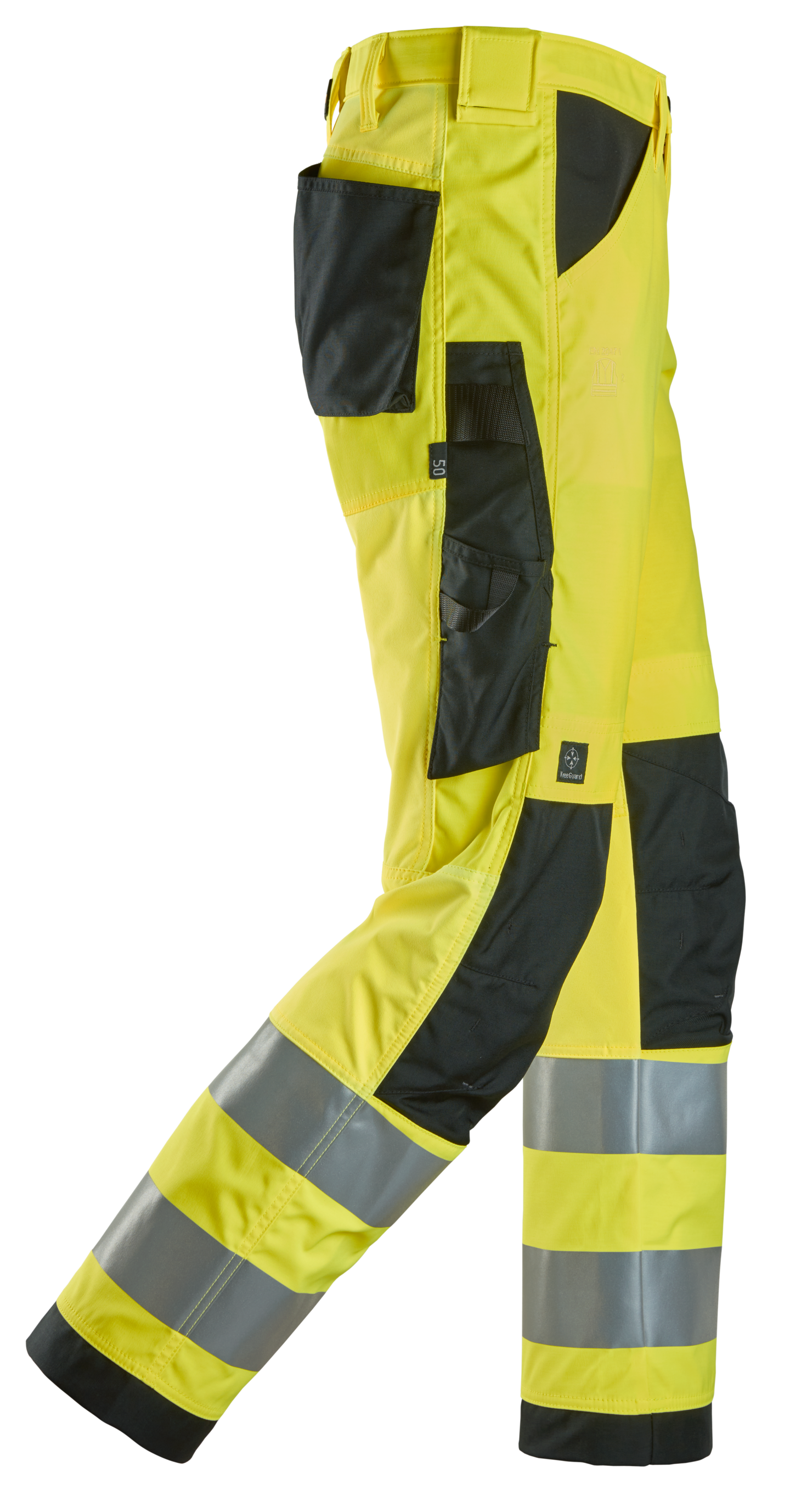 Huomiotyöhousut lk 2 Snickers 6338-6604 keltainen