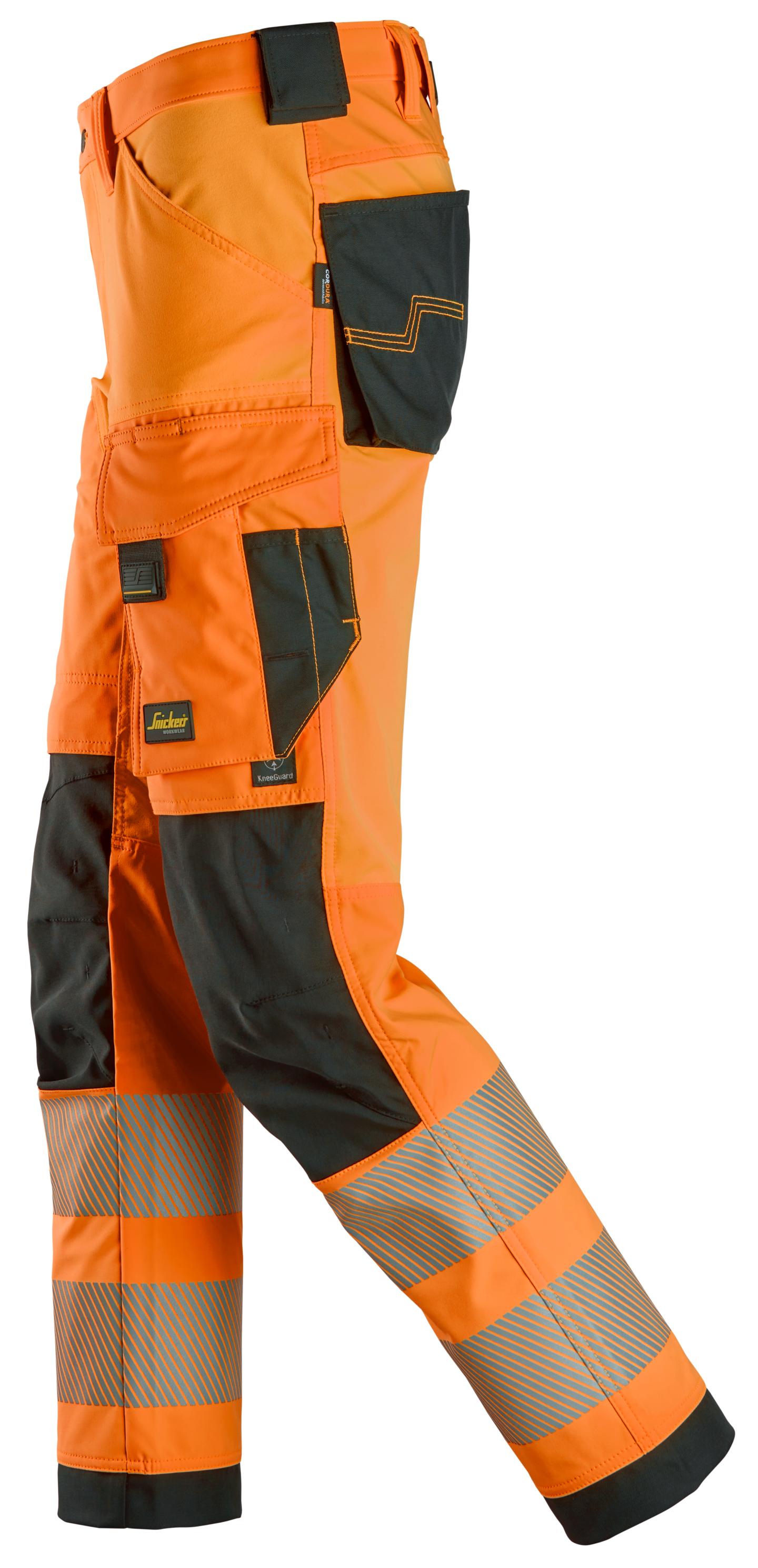 Huomiotyöhousut stretch lk 2 Snickers 6336-5504 oranssi