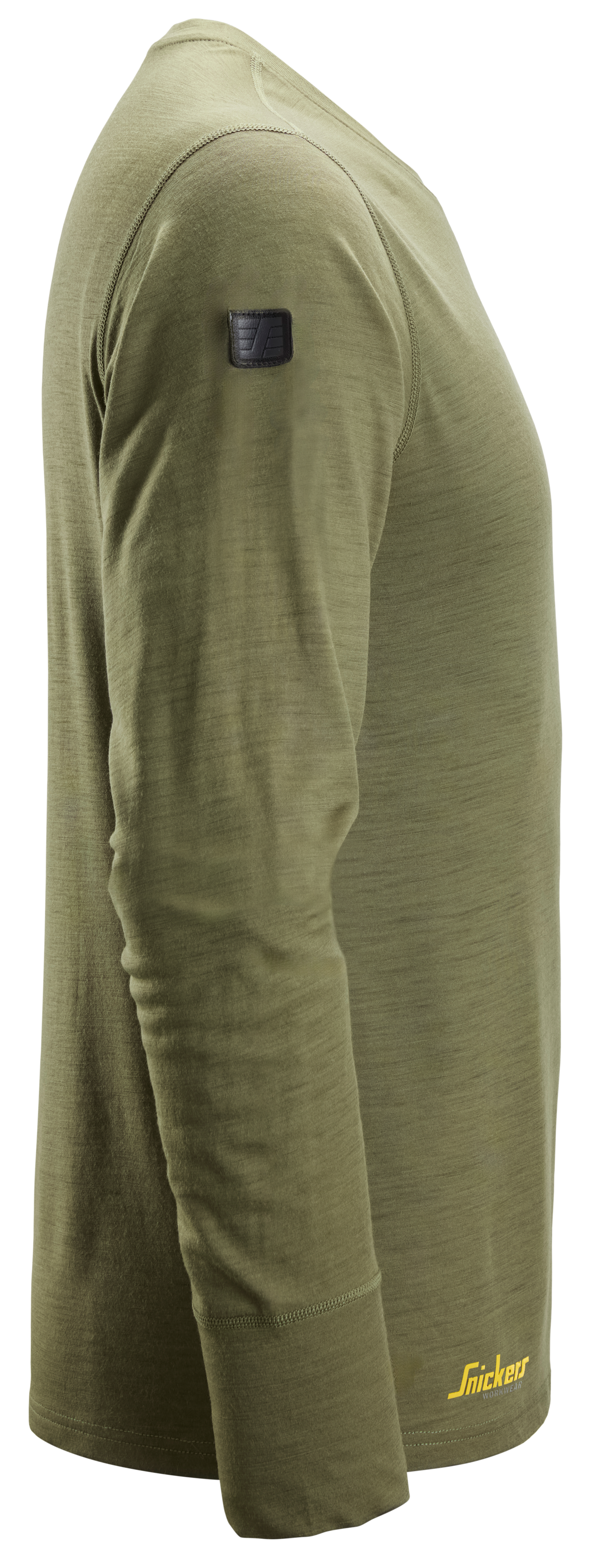 Pitkähihainen T-paita Snickers 2451-3100 villainen vihreä koko XS