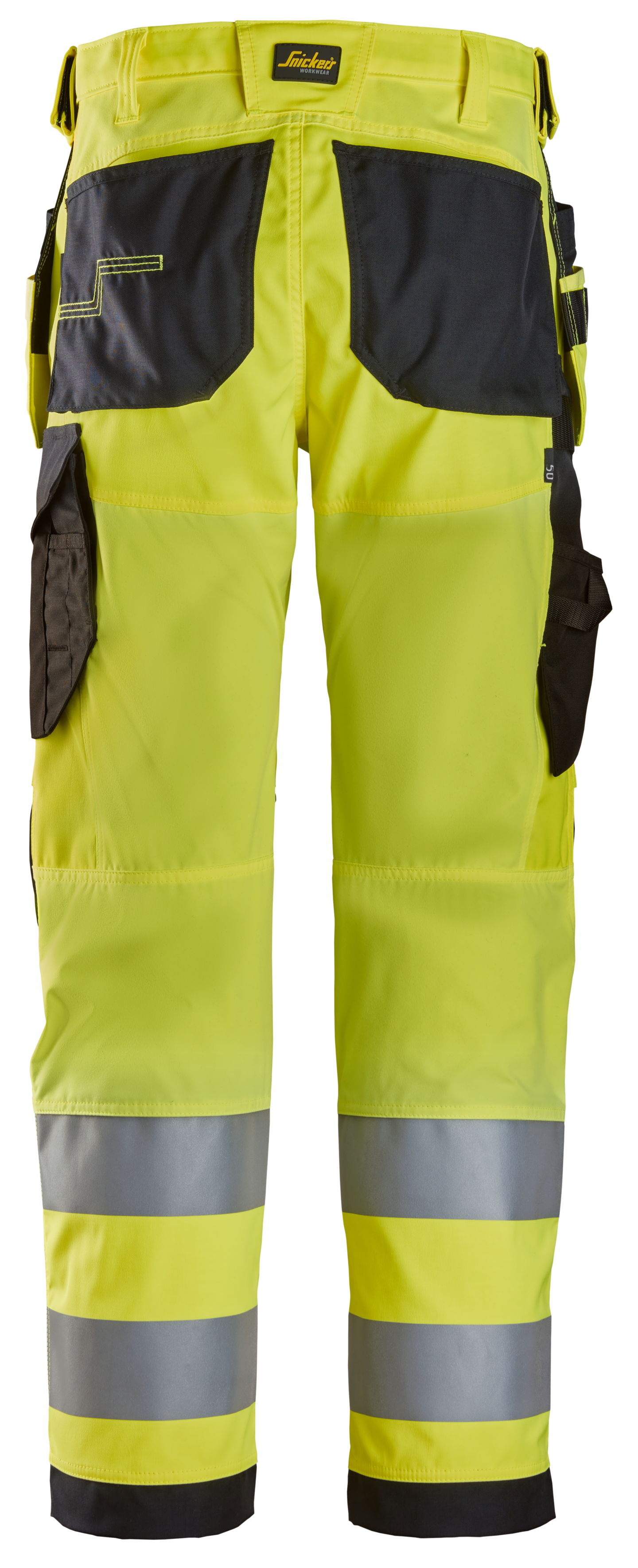 Huomiotyöhousut riipputaskuilla lk 2 Snickers 6238-6604 keltainen koko 44
